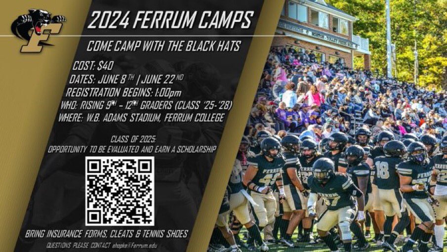 Looking for an opportunity to get better, compete and earn a scholarship? THE Destination in VA to get an Elite Academic and Athletic Scholarship experience. Join us this summer as we embark on #TheJourney !

Come earn your spot in the #FIRSTCLA25

#BAM
#IMPACT