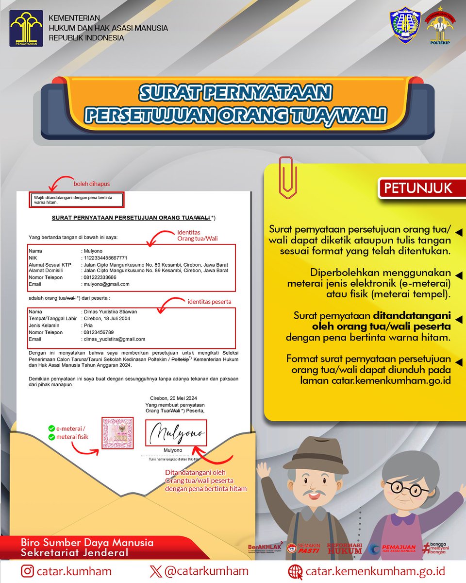 SELEKSI CATAR KEMENKUMHAM tweet media
