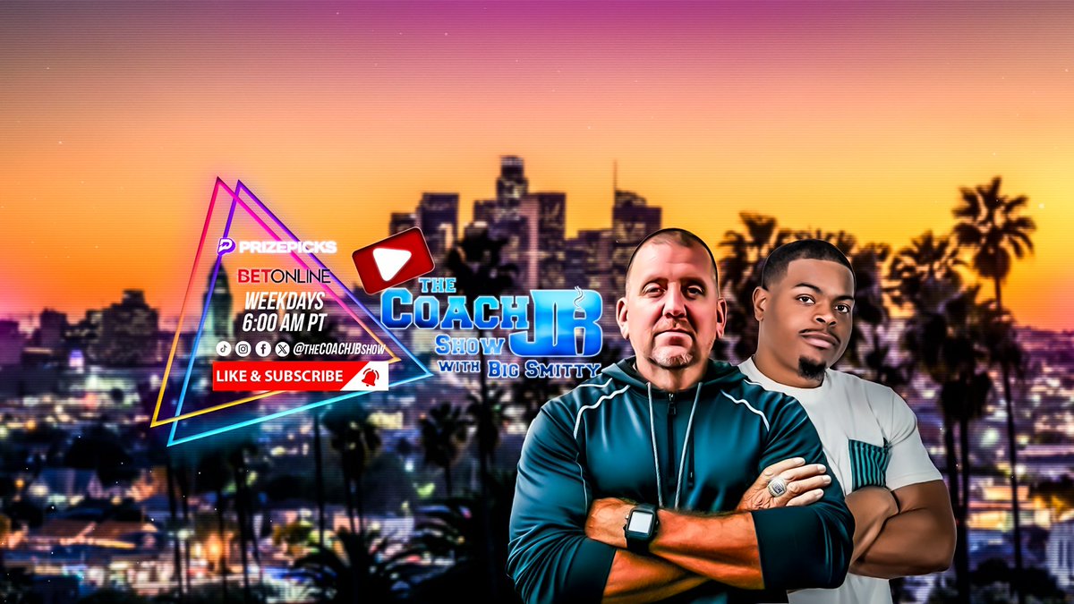TheCoachJBShow's tweet image. Subscribe to The Coach JB Show with Big Smitty!
Become a Member for only 2.99!
Join us LIVE Monday-Friday 6-9 AM PST!
SUBSCRIBE HERE 👇
youtube.com/@coachjb?sub_c…