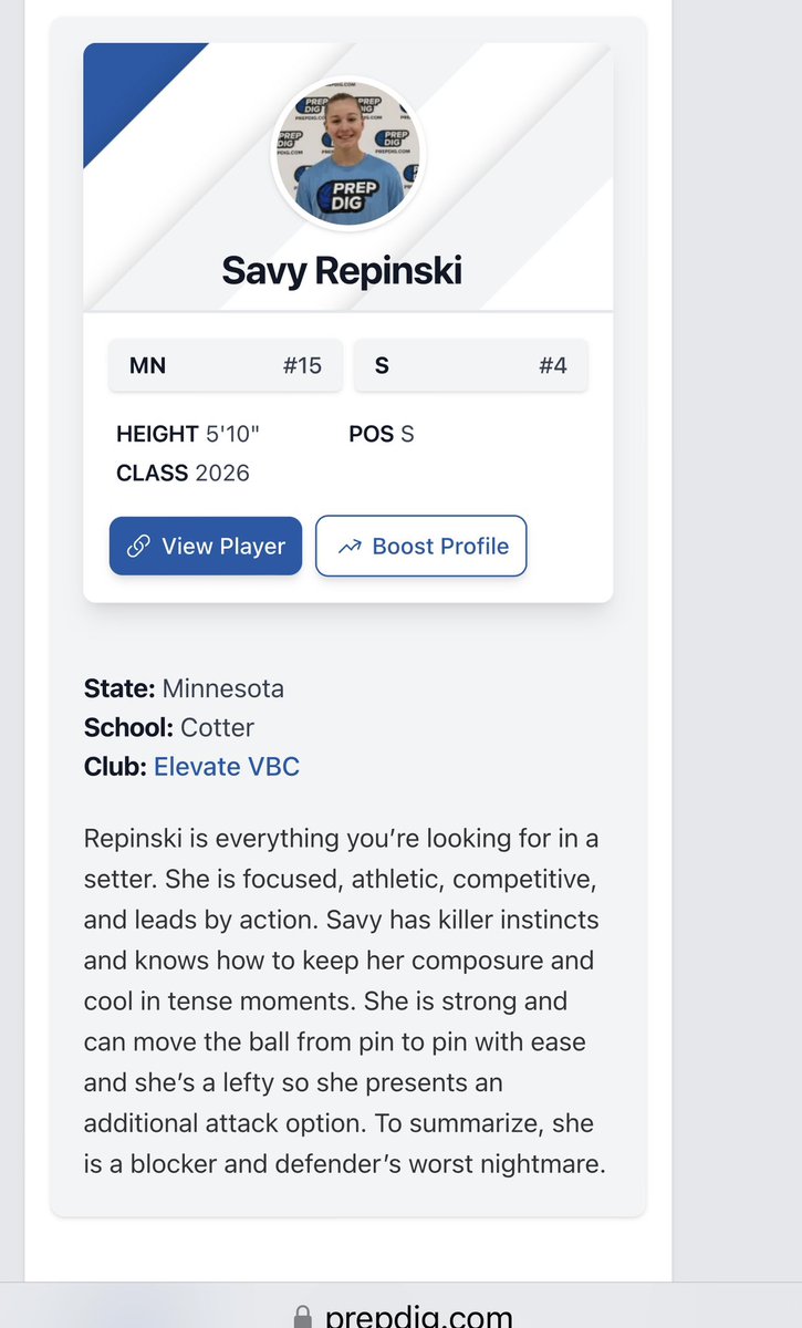 Savy Repinski (@savyrepinski) on Twitter photo Thank you! I have been called a wicked lefty, a hefty lefty, and quick southpaw, but worst nightmare is now my new favorite! ❤️ thank you! <a href="/PrepDig/">Prep Dig 🏐</a> <a href="/PrepDigMN/">Prep Dig Minnesota</a> <a href="/BreitNelson/">Breit Nelson</a> Thank you! I have been called a wicked lefty, a hefty lefty, and quick southpaw, but worst nightmare is now my new favorite! ❤️ thank you! <a href="/PrepDig/">Prep Dig 🏐</a> <a href="/PrepDigMN/">Prep Dig Minnesota</a> <a href="/BreitNelson/">Breit Nelson</a>