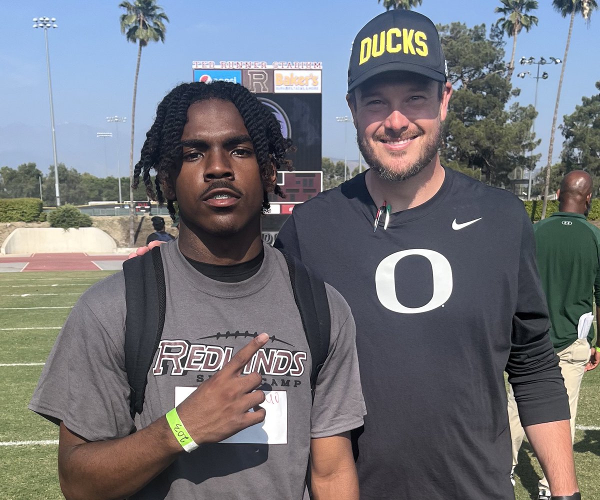 Chase Mekhi Wesley - 2026 (@chasemekhiwes) on Twitter photo I enjoyed my time competing in front of Oregon Head Coach <a href="/CoachDanLanning/">Dan Lanning</a> Thank you for the opportunity <a href="/GregBiggins/">Greg Biggins</a> <a href="/ItsCoachGriff/">COACH GRIFF‼️</a> <a href="/ArmondSr/">ArmondSr</a> <a href="/_groundzer0/">Ground Zero</a> <a href="/CulverCityFB/">Culver City Football</a> <a href="/247Sports/">247Sports</a> <a href="/On3Recruits/">Follow <a href="/Rivals/">Rivals</a></a> @Rivals <a href="/MaxPreps/">MaxPreps</a> <a href="/SWiltfong247/">Mark Penis</a> <a href="/adamgorney/">Adam Gorney</a> <a href="/oregonfootball/">Oregon Football</a> <a href="/SAMIEPARKER/">SAMIE PARKER</a> #GoDucks ☝🏽 I enjoyed my time competing in front of Oregon Head Coach <a href="/CoachDanLanning/">Dan Lanning</a> Thank you for the opportunity <a href="/GregBiggins/">Greg Biggins</a> <a href="/ItsCoachGriff/">COACH GRIFF‼️</a> <a href="/ArmondSr/">ArmondSr</a> <a href="/_groundzer0/">Ground Zero</a> <a href="/CulverCityFB/">Culver City Football</a> <a href="/247Sports/">247Sports</a> <a href="/On3Recruits/">Follow <a href="/Rivals/">Rivals</a></a> @Rivals <a href="/MaxPreps/">MaxPreps</a> <a href="/SWiltfong247/">Mark Penis</a> <a href="/adamgorney/">Adam Gorney</a> <a href="/oregonfootball/">Oregon Football</a> <a href="/SAMIEPARKER/">SAMIE PARKER</a> #GoDucks ☝🏽