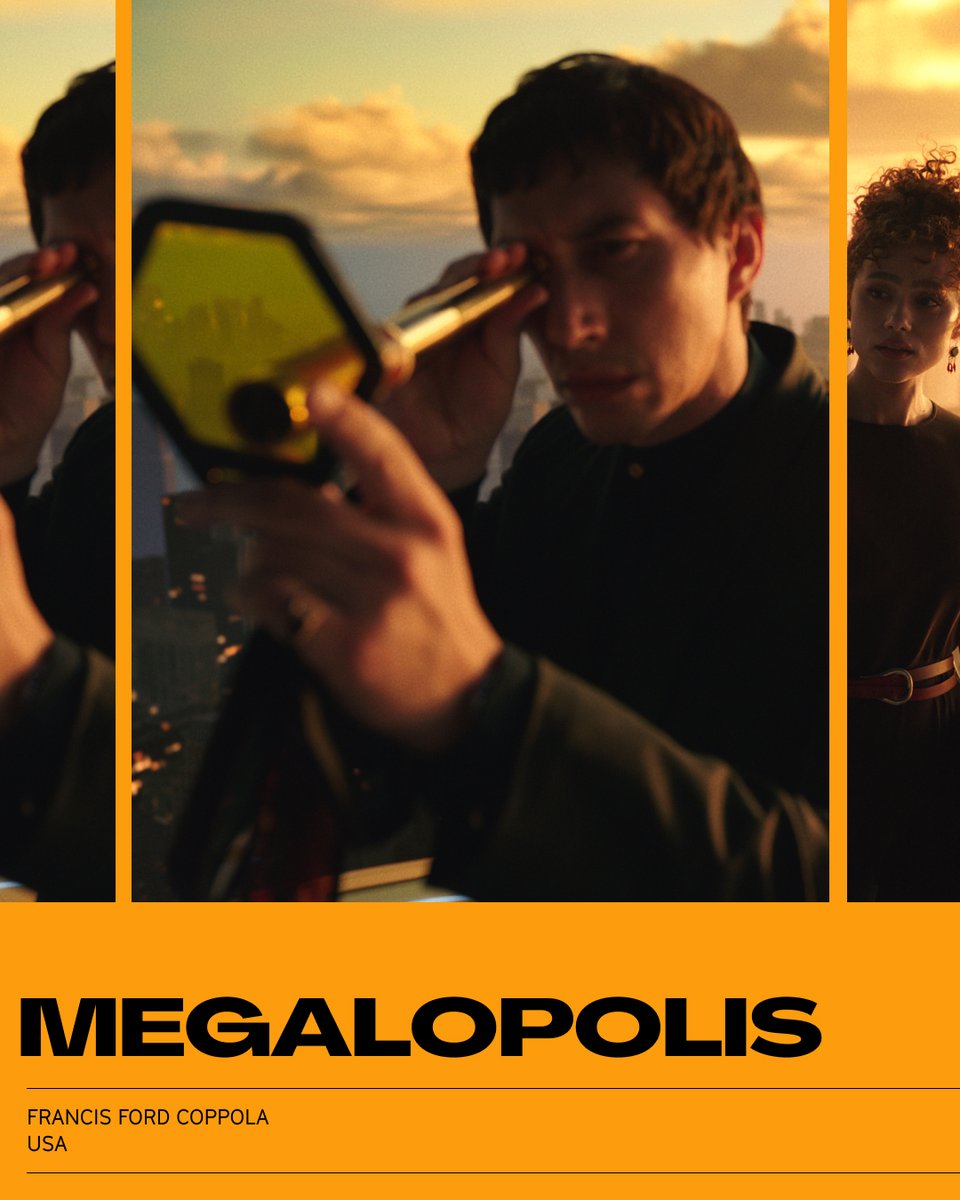 We have NINE last minute additions to the #sydfilmfest 2024 program! 💥

First out the gate is: MEGALOPOLIS from Francis Ford Coppola (The Godfather, Apocalypse Now), screening at @IMAX! 

Tickets are LIMITED 🎟️ sff.org.au/program/browse…