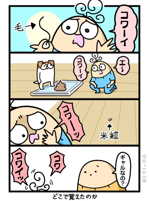 ボーヤ、新たな口癖
https://t.co/Ca3VmPH29r ←おまけ 