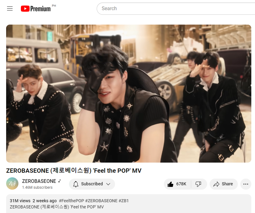 cheolhan_haobin's tweet photo. let's increase the mv views bit by bit too zeroses! #StreamThePop https://t.co/GNVTaXWKhW