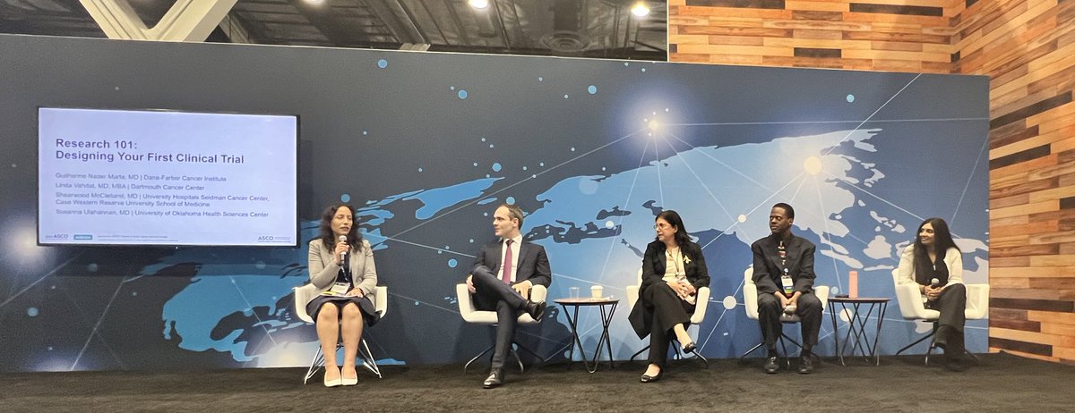 Dedipya Bhamidipati (@drdedipya) on Twitter photo Another event <a href="/ASCOTECAG/">ASCO TECAG</a> was the “Designing Your First Clinical Trial” with <a href="/GuiNaderMarta/">Guilherme Nader Marta</a> <a href="/LindaVahdat/">Linda Vahdat</a> <a href="/TheDrWood/">Shearwood McClelland III, M.D.</a> and Dr. Ulahannan. Very exciting to hear perspectives on what is the best way to achieve grants, being resourceful and most importantly a team-player. #ASCO24 Another event <a href="/ASCOTECAG/">ASCO TECAG</a> was the “Designing Your First Clinical Trial” with <a href="/GuiNaderMarta/">Guilherme Nader Marta</a> <a href="/LindaVahdat/">Linda Vahdat</a> <a href="/TheDrWood/">Shearwood McClelland III, M.D.</a> and Dr. Ulahannan. Very exciting to hear perspectives on what is the best way to achieve grants, being resourceful and most importantly a team-player. #ASCO24
