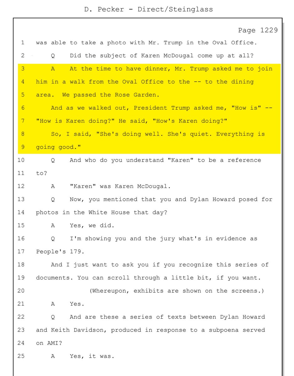 Having just read through a good portion of the NYC trial transcripts (I ...