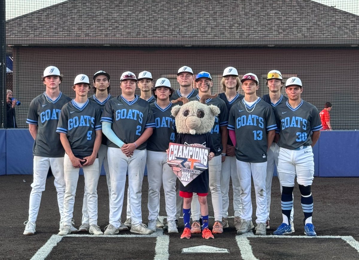 🚨🚨Yard Goats 14u Black take the Championship over 5 Star Indiana Gold 4-2 in the <a href="/RockTournaments/">Rock Tournaments</a> Midwest Championship D1 Division 🚨🚨

<a href="/Ryanp2028/">Ryan Pipkins</a> 5IP | 6H | 2R | 1BB | 12 SO🔥 1-2 | 3B | RBI
<a href="/MaxWilson04/">Max Wilson</a> 1IP | 0H | 1K for the Save

#goats 🐐🐐🐐🐐