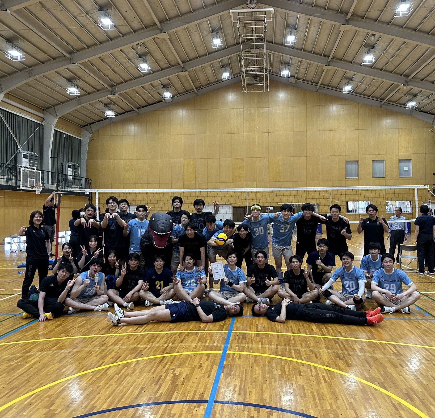 SUISEN VOLLEYBALL CLUB バレーボール 練習着 Tシャツ