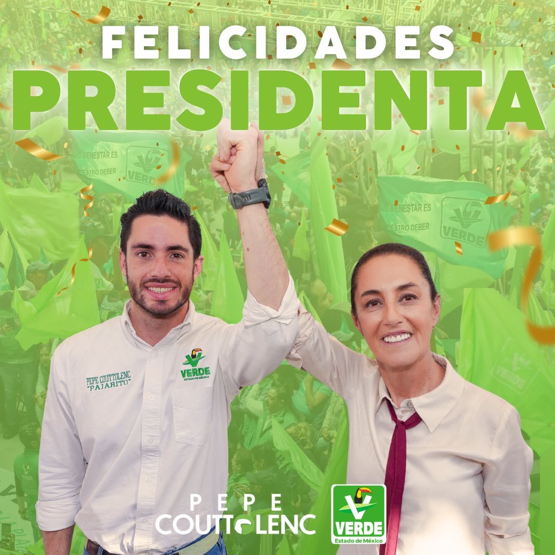 pepecouttolenc's tweet photo. ¡Tenemos presidenta y es la Dra. Claudia Sheinbaum! 💚
@Claudiashein 
#EsClaudiaPresidentaDeMéxico https://t.co/mBn9aKHyCb