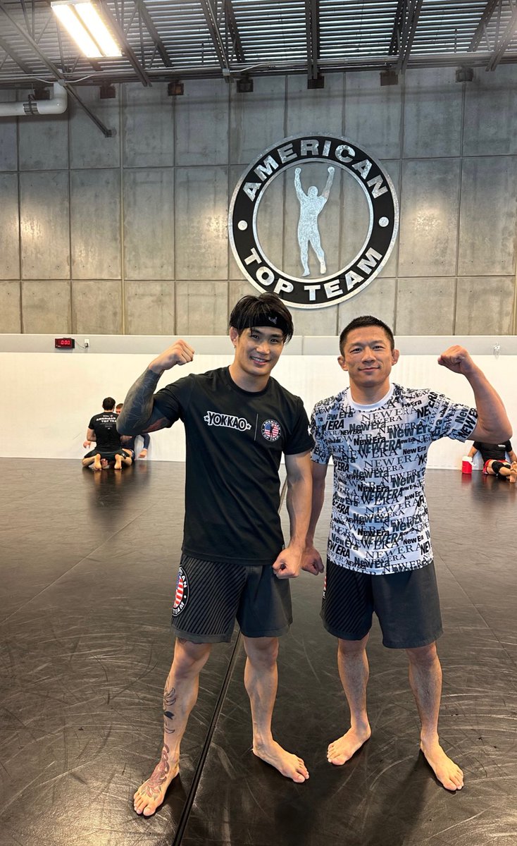 Kintarou0319's tweet image. アメリカに来て一ヶ月が経ちました‼︎

報告が遅くなりましたが5月からAmerican Top Team に所属になりました。

RIZINのベルトをとる目標があるのでまだまだこれから格闘技頑張ります。

堀口さんに機会を頂いて繋いで頂いた事なので感謝して頑張ります🥋🔥