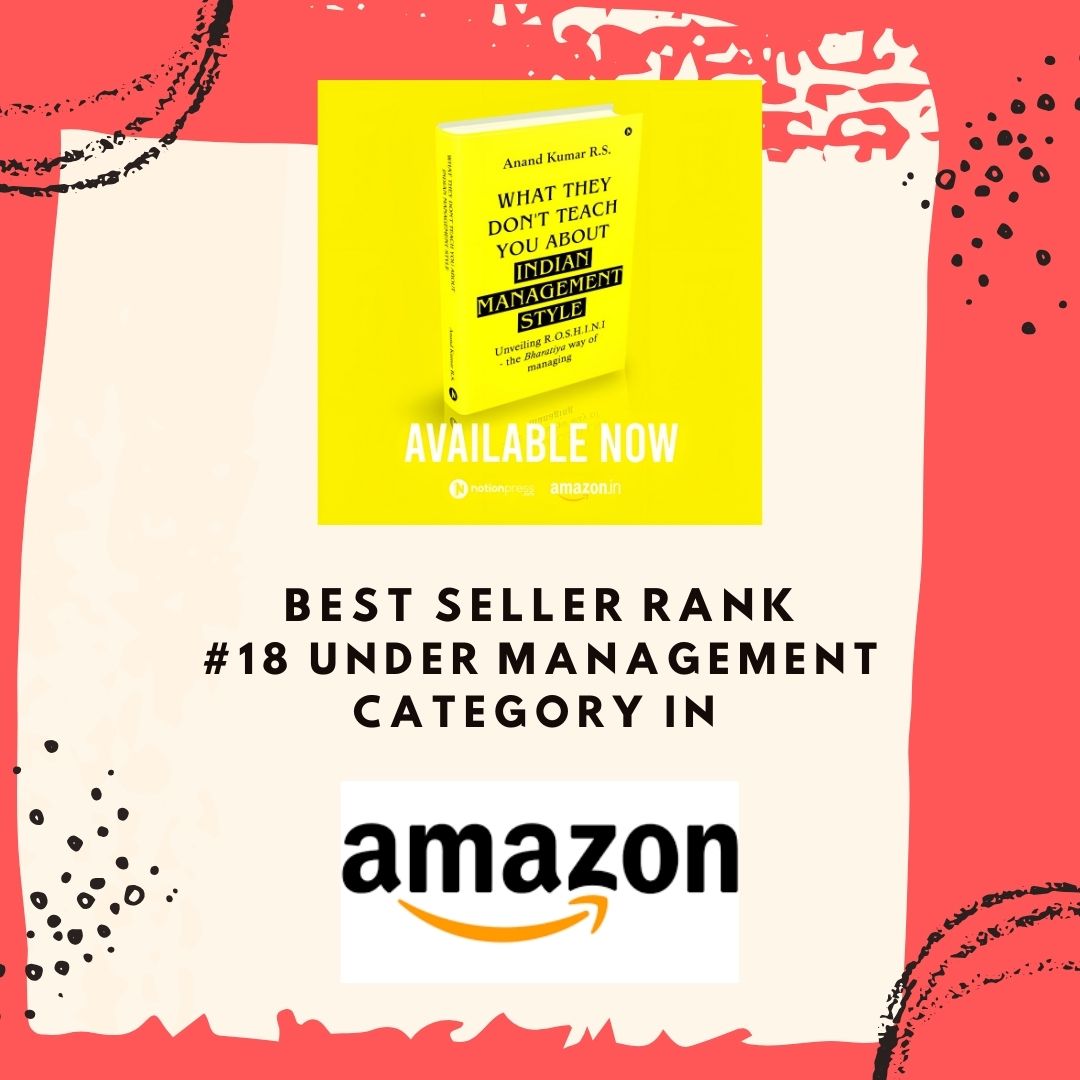 anandkumarrs's tweet photo. Thank you for the support and response!
#books #management #indianmanagement ๐ @notionpress https://t.co/zi1hqB0tsY