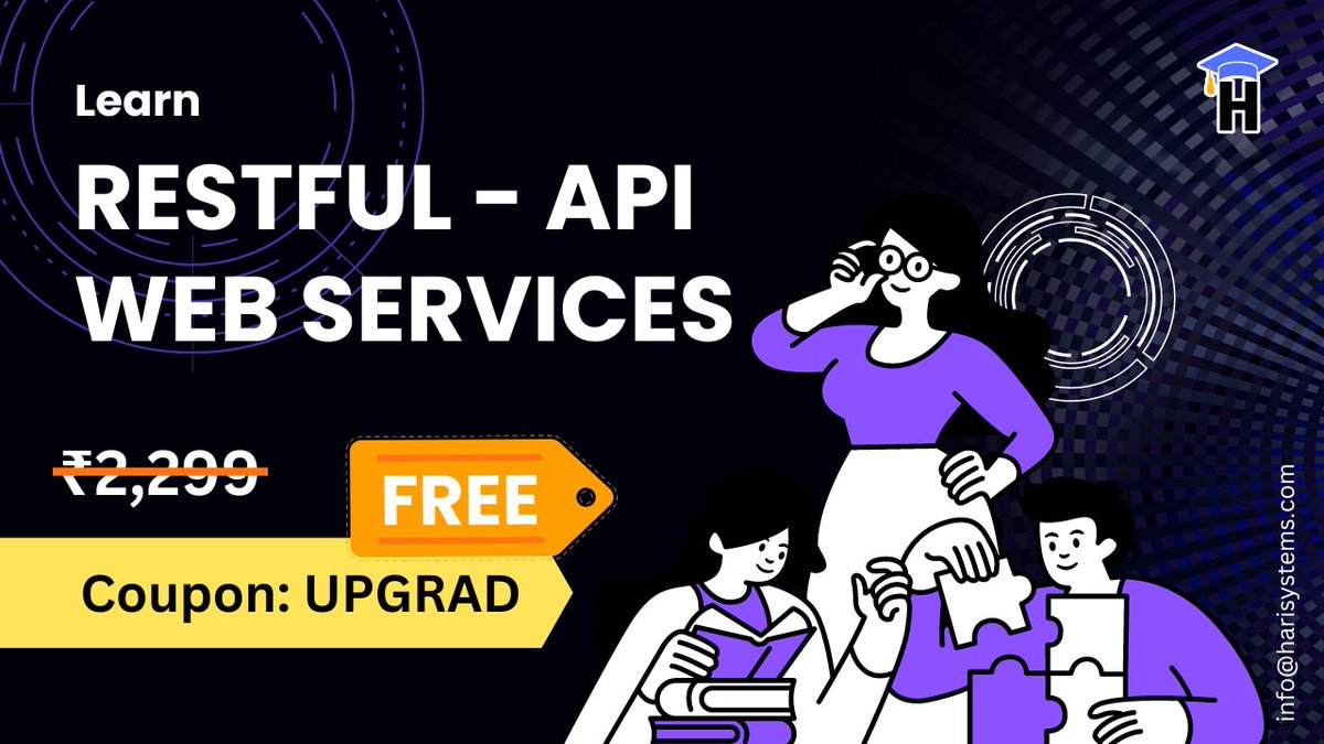 Learn Restful WEB API, JavaScript and HTML: Web Services
udemy.com/course/learn-h…
#restful #tips #skills #javascript #html #bootcamp #webapp #development #courses #udemy #udemycoupon #elearning #world #edtech #facts #usa #uk #software #developer #ai #free #italy #harisystems
