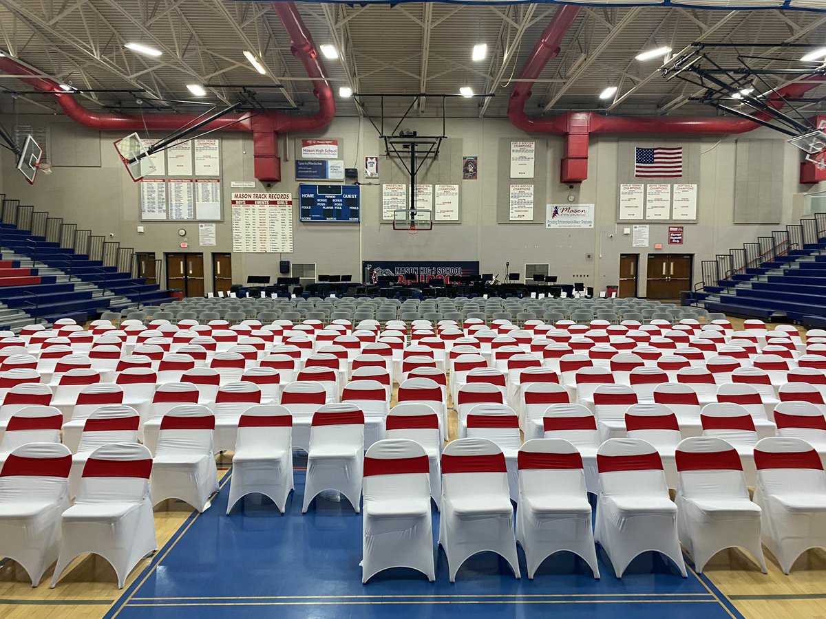 Empty field house but full heart!  Excited to see how our 2024 graduates will impact the world!