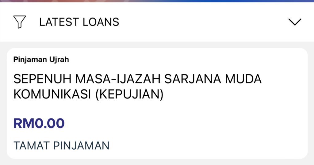Omar_Omark's tweet photo. 3 June 2024
•
•
Maka dengan ini selesailah sudah hutang PTPTN https://t.co/65AK0wLHkT