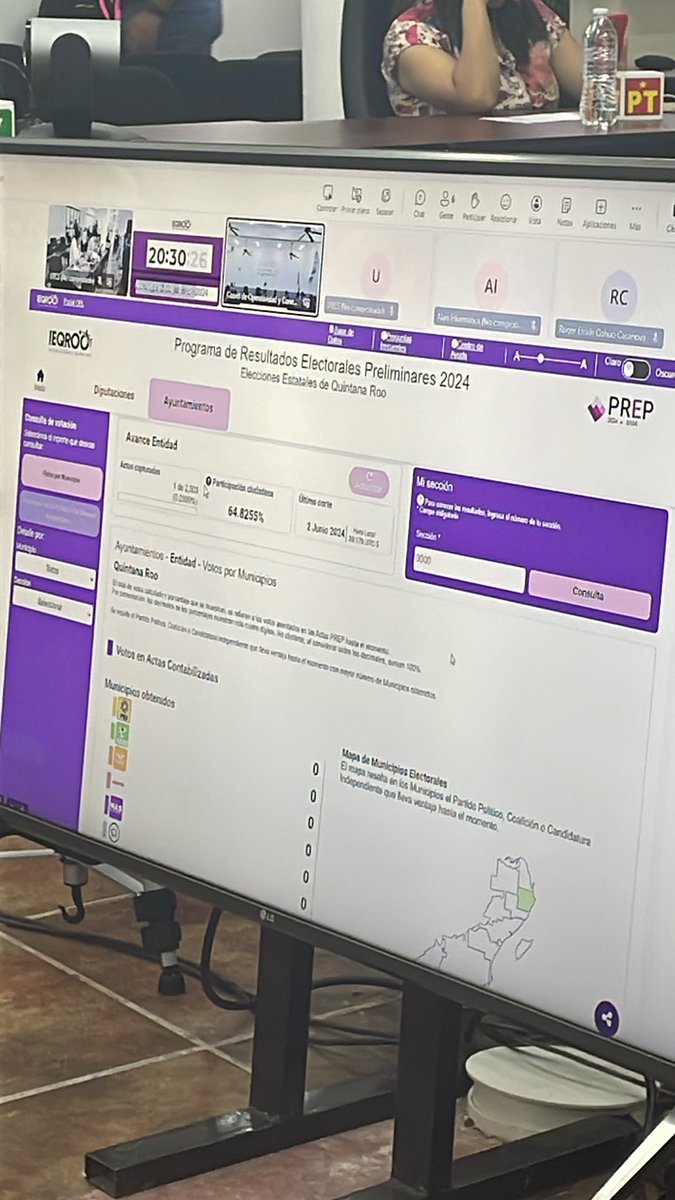 A las 20:00 hrs hora local iniciamos el PREP 2024 en QuintanaRoo consúltalo en prep2024qroo.mx
#Ayuntamientos #Diputacioneslocales