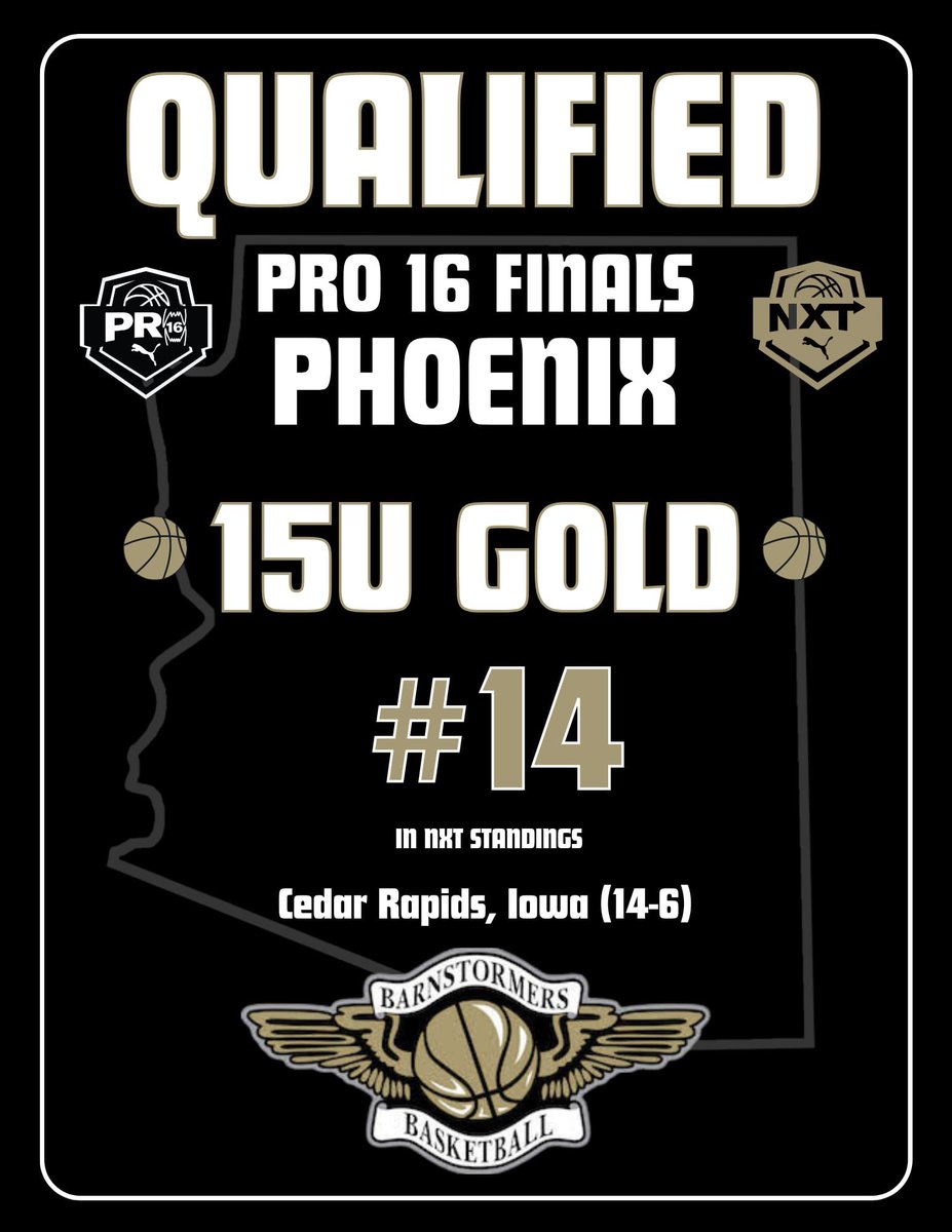 Murray Elite Basketball (@murrayelite) on Twitter photo New year, same results. This is the standard, not the exception. This is what we do. All 3 age groups qualify for the Pro16 Finals in Phoenix Arizona
#StormerFam <a href="/PRO16League/">PRO16/NXTPRO League</a> New year, same results. This is the standard, not the exception. This is what we do. All 3 age groups qualify for the Pro16 Finals in Phoenix Arizona
#StormerFam <a href="/PRO16League/">PRO16/NXTPRO League</a>
