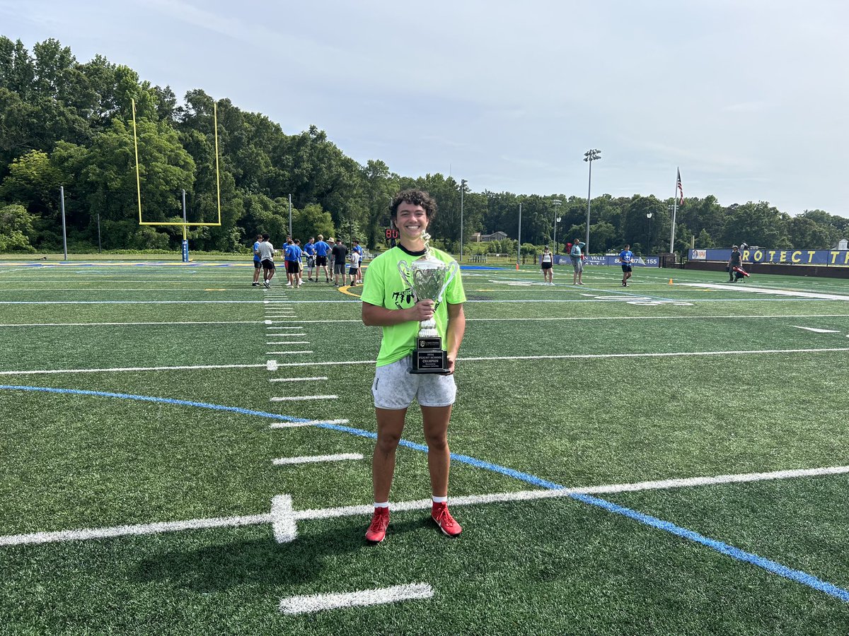 Thanks for the invite to the 7 on 7. It was a great experience and we came out on top!! I was fortunate to learn from great coaching and awesome teammates!! <a href="/LaneKnost/">Coach Lane Knost</a> <a href="/cotcheryfoundat/">Jerricho Cotchery</a> @coachpsrice <a href="/LimestoneFB/">Limestone Football</a> <a href="/XaviorDarby/">XDarby_17</a> <a href="/devondomes1/">Devon Domes</a>