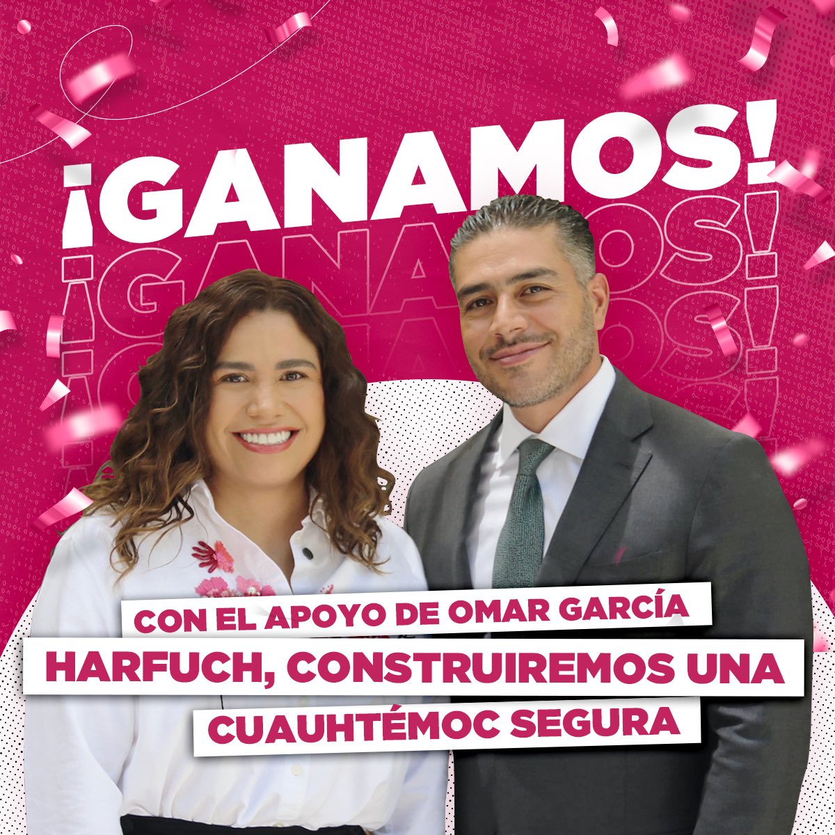 ¡Felicidades a <a href="/OHarfuch/">Omar H Garcia Harfuch</a>!
Próximo Senador de la República. Es un honor contar con su respaldo y apoyo en la construcción de la paz en nuestra alcaldía.