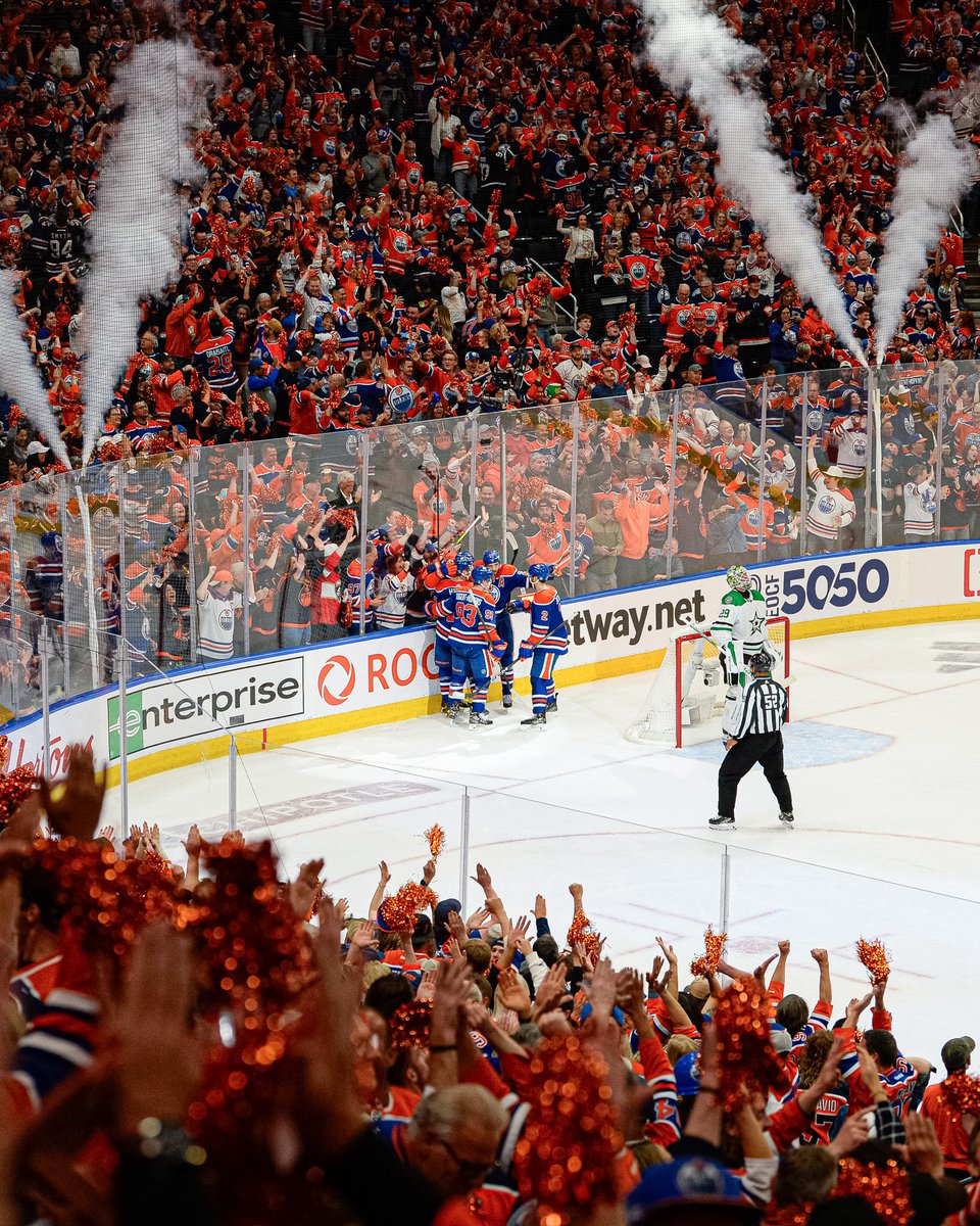 leanpleblanc's tweet photo. The #Oilers defeat the Stars 2-1 in Game 6 of the Western Conference Final to advance to the Stanley Cup Final. 💙

#LetsGoOilers.#texashockey #nhlplayoffs2024 #stanleycupfinal https://t.co/xlAdhSP0Fj
