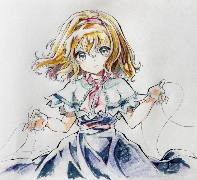 アリス〜アナログ落書いてた#東方Project 