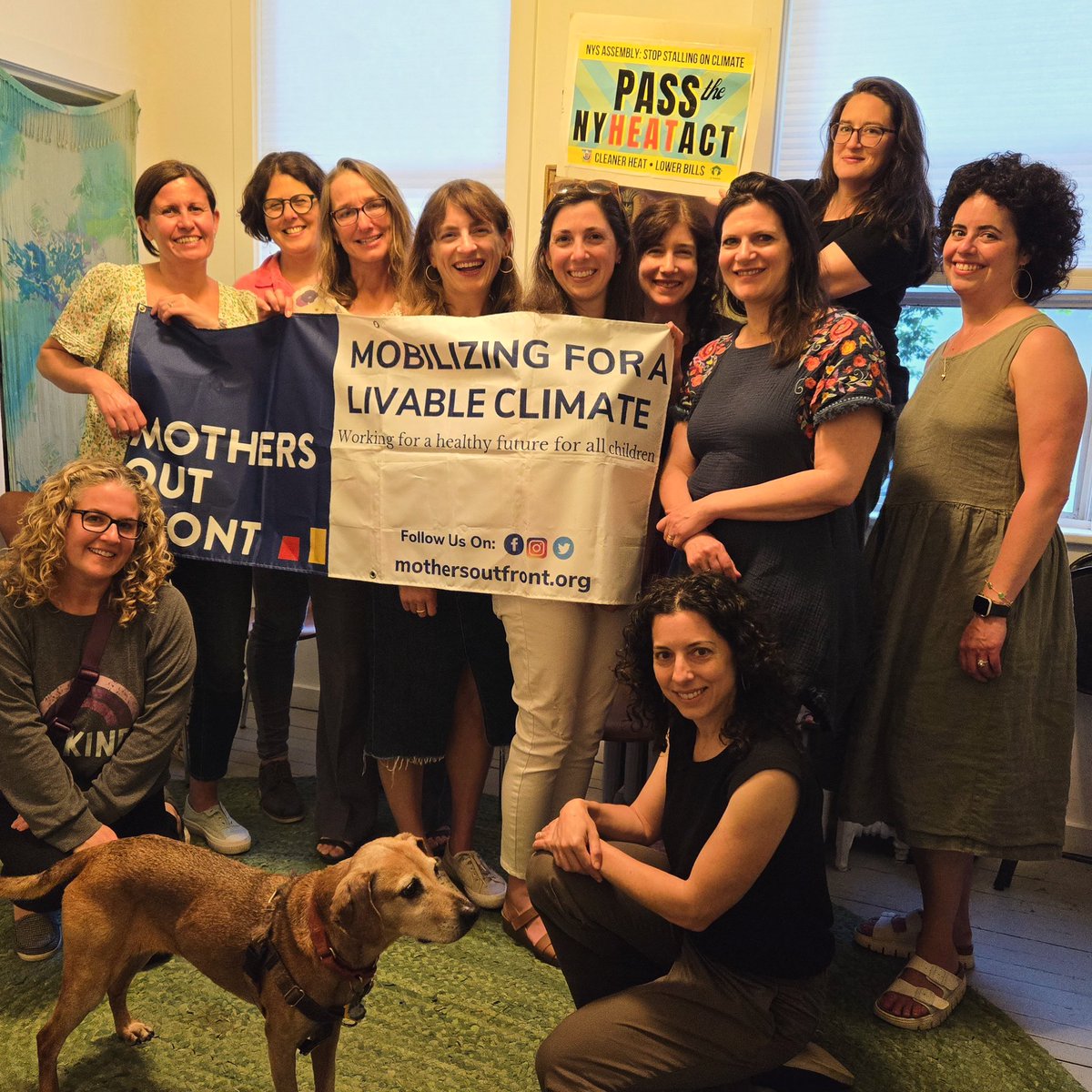 Thanks to all the Rivertown moms who came out to support a sustainable future for our kids. <a href="/Gov/">Government</a> Hochul and @nysa_majority - We need to stop subsidizing fossil fuel pollution. The time is now to pass the NY HEAT ACT! #NYHEAT Act #RenewableHeatNow #CleanerHeatLowerBills