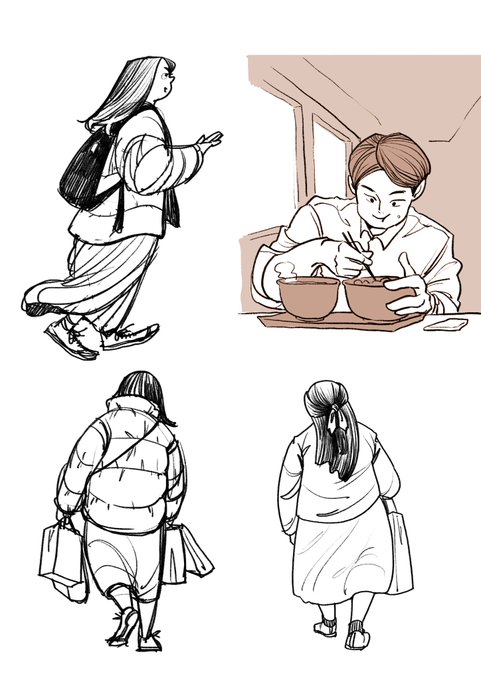 「chopsticks long hair」 illustration images(Latest)