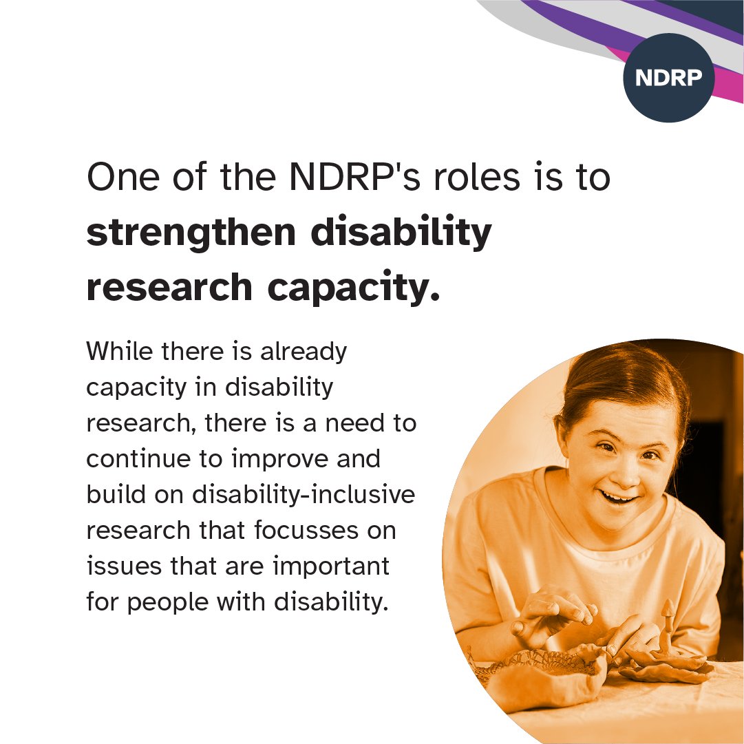 NDRP_Aus's tweet photo. We’re pleased to share our Strengthening Research Capacity plan. The plan outlines how the NDRP, funding agencies and the university sector can work together to strengthen disability research capacity over the next decade. Read at https://t.co/oBTy6vGPgH https://t.co/9k01JNsKEh