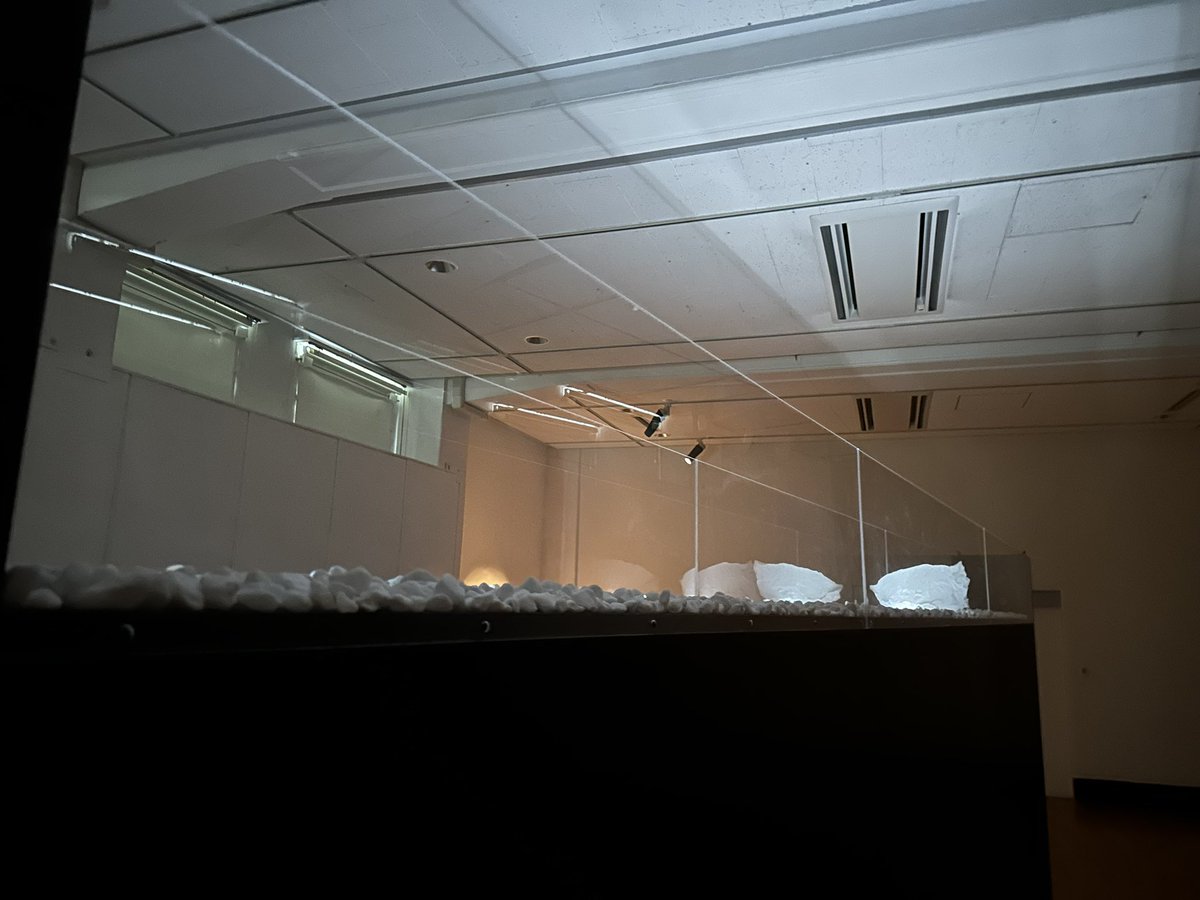 narumin's tweet image. @tocmoc の「袋のある風景」、良かったな。展示昨日で終わっちゃったけど。