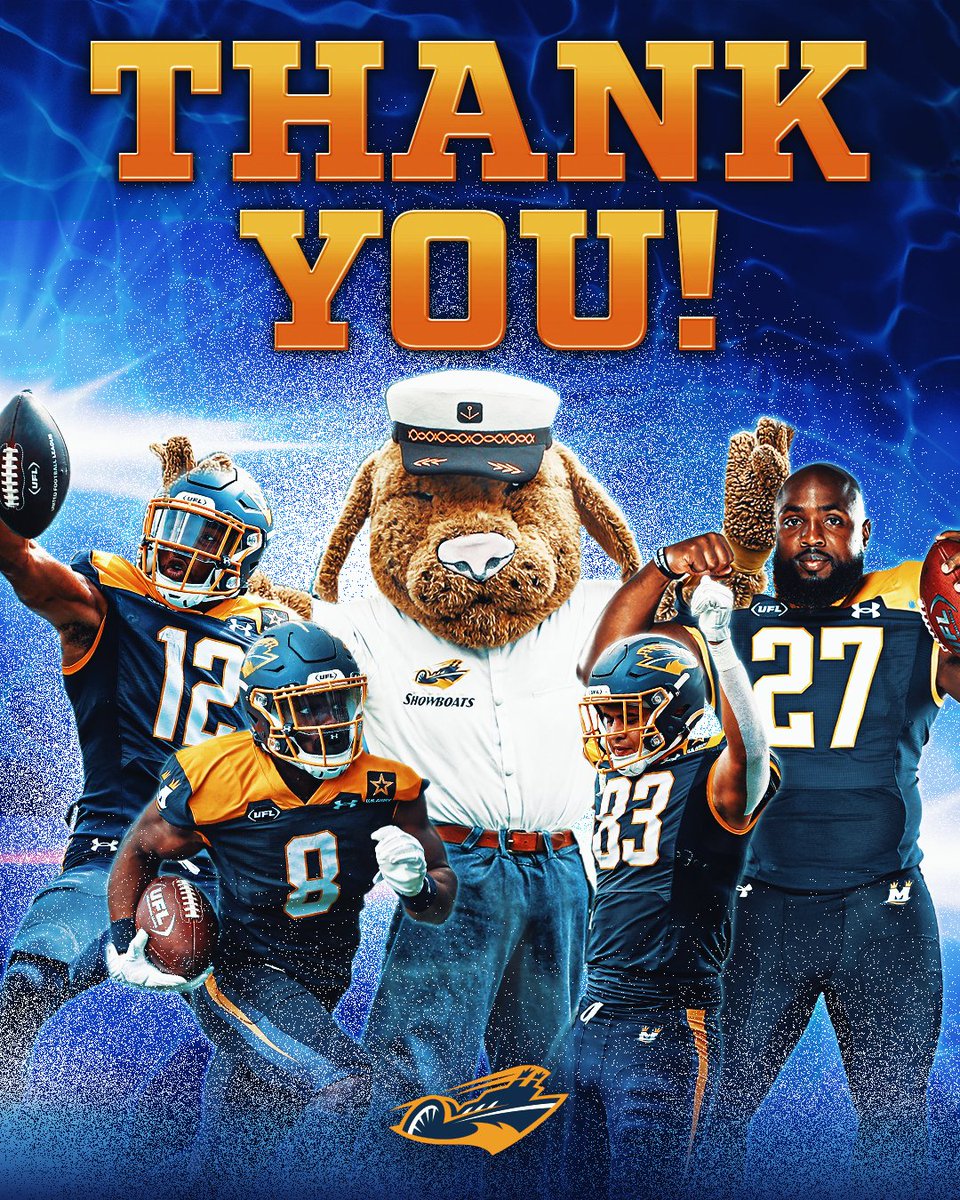 UFLShowboats's tweet photo. Thank you for making this season memorable! #GoBoats https://t.co/ffmxsGaflM