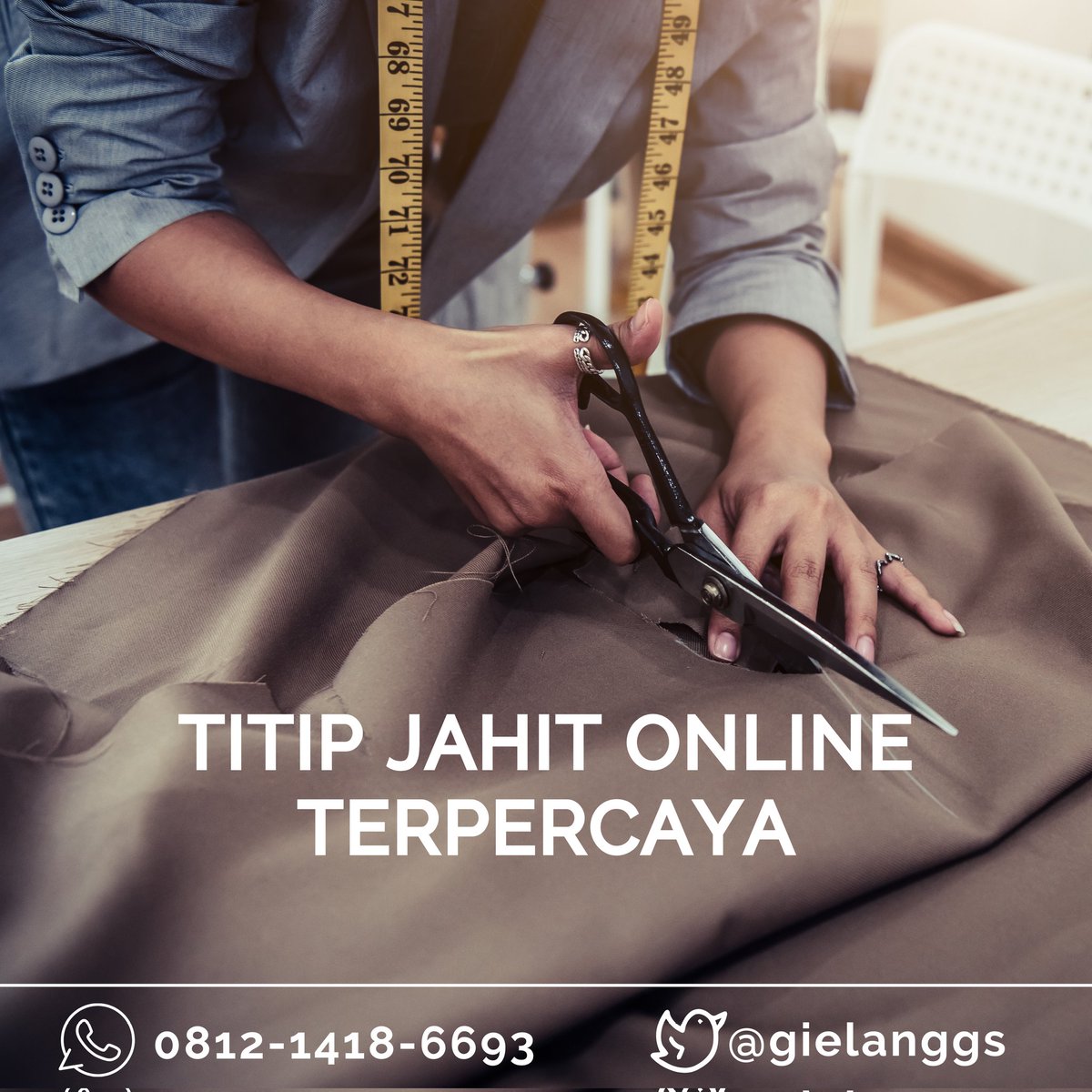 Bismillaah twipsss numpang ngiklan lagi yaaak

Buat yang  mau titip jahit, aku udah buka slot jahit utk bulan Juni yaa. Monggo bisa bawa bahan sendiri, atau beli bahan di tempatku boleeeh.

Bantu RT yaaa biar iklannya tersebar ke seluruh penjuru negri 🌟