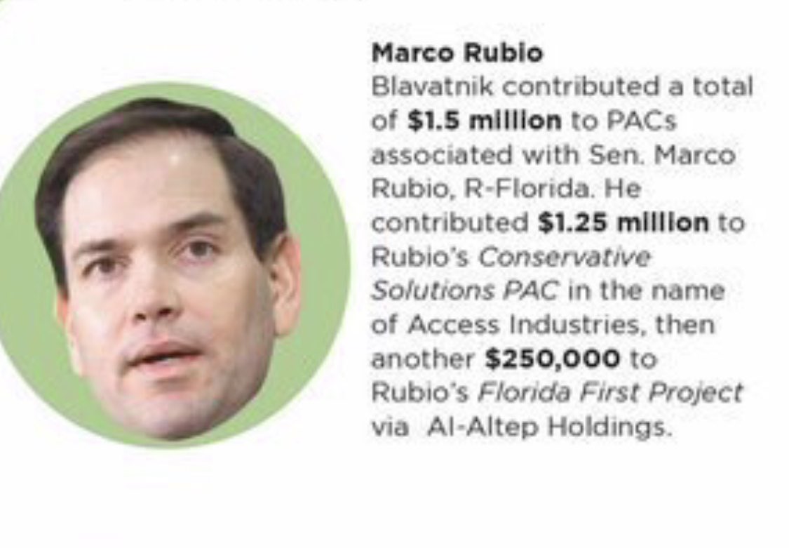 rklace's tweet photo. @SenMarcoRubio #RublesRubio
#MoscowMarco https://t.co/H5L8hGLlsO