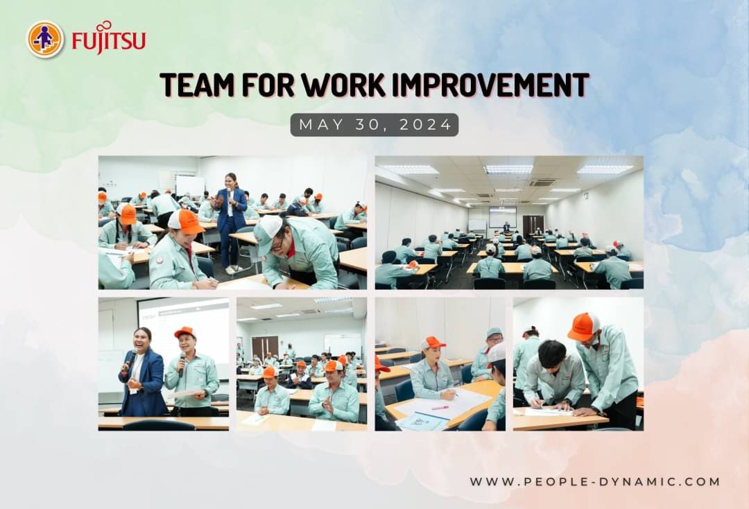 peopledynamic2's tweet image. บริษัท ฟูจิตสึ เจเนอรัล (ประเทศไทย) จำกัด จัดอบรมหลักสูตร
“การสร้างทีมเพื่อการปรับปรุงงาน” (Team for Work Improvement)
เมื่อวันที่ 30 พฤษภาคม 2567 โดยมี ดร.อมลภัสชญาณ์ พงษ์สงวนชม เป็นวิทยากร
ภาพบรรยากาศการอบรมเพิ่มเติม bit.ly/3yQFZG8

#Team #WorkImprovement