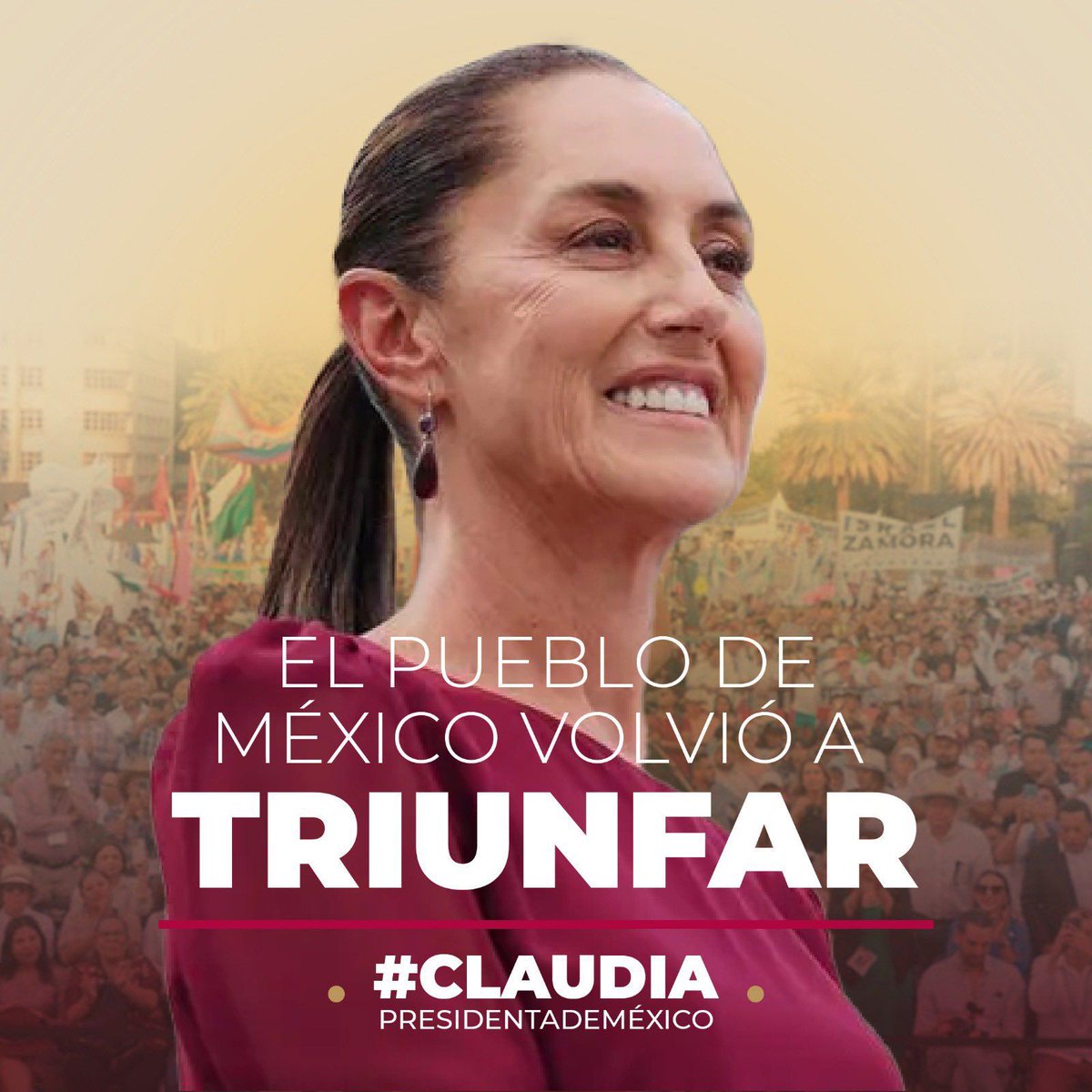 ¡Gana MÉXICO y Gana PUEBLA!  Con los ROTUNDOS TRIUNFOS de <a href="/Claudiashein/">Claudia Sheinbaum Pardo</a> PRESIDENTA <a href="/armentapuebla_/">Alejandro Armenta</a> GOBERNADOR <a href="/pepechedrauimx/">Pepe Chedraui 🇲🇽</a> PRESIDENTE MUNICIPAL.  <a href="/CTMPuebla/">CTM_FTPuebla</a> <a href="/IvonEnriquez_/">Magnolia Ivon Enríquez</a> PRESENTES