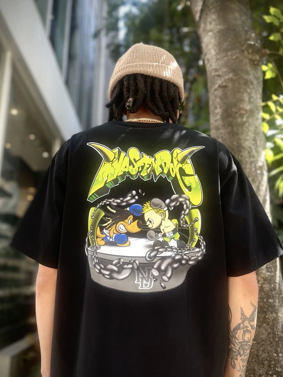 那須川天心×nastydog Tシャツ 黒 L