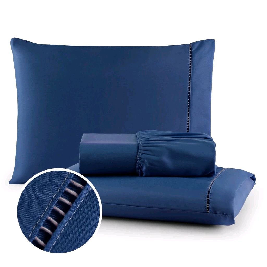 Dê uma olhada em Jogo de Lençol 03 Peças 400 Fios Cama Casal Queen Micropercal Ponto Palito por R$34,90 - R$52,90. Compre na Shopee agora! s.shopee.com.br/5AX2UWDvka?sha…