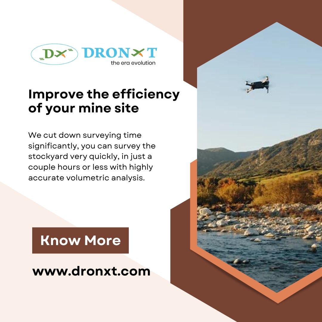 dronxt's tweet image. Improve the efficiency of your mine site by our drone inspection.
Get at @ dronxt.com
#dronemanufacturing #dronecompany #dronxt #mine #mineinspection #droneservicesinsydney