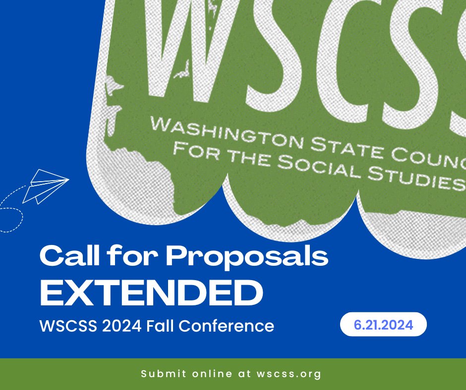 Deadline Extended! Submit your proposals for the WSCSS 2024 Fall Conference by June 21, 2024! Theme: "Civil Discourse in the Classroom."  Share your insights, techniques, and research to foster respectful dialogue. Submit here: shorturl.at/Cvw1P  #WSCSS2024