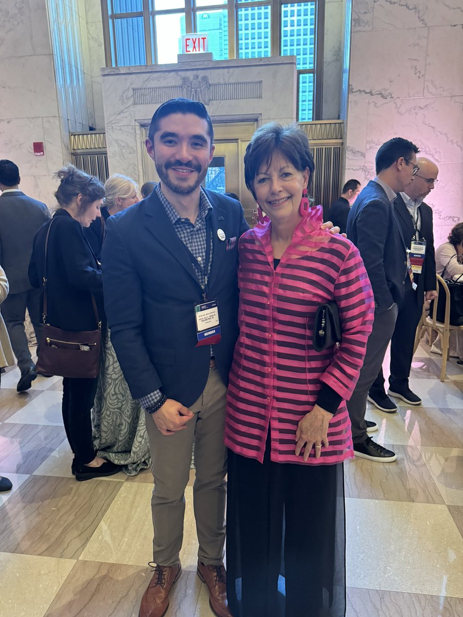 DrArturoAI's tweet photo. Great times at the @ASCO Presidential Reception #ASCO24 - congratulations to @ASCOPres for a wonderful tenure, and to Dr. Robin Zon for her upcoming presidency @OncBrothers @CharuAggarwalMD @jrgralow @MassiveBio @capitalhealthnj https://t.co/RPhP3KpA2y
