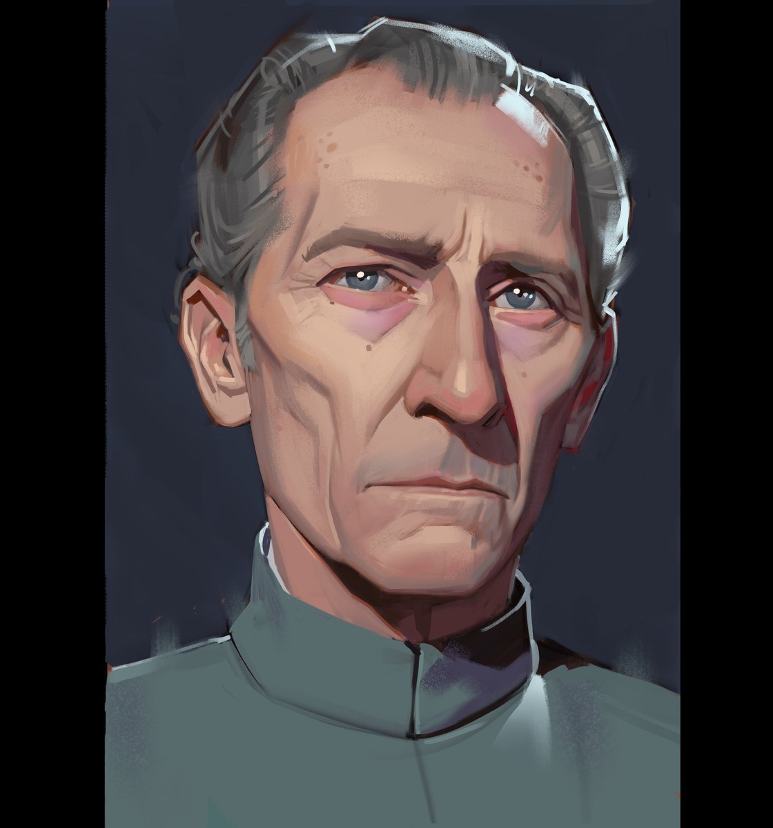 In this video I try to show some of my process with painting portraits in Photoshop! Follow along as I paint a known villain from the Star Wars universe. Hope you enjoy:) #painting #arttutorial #art #drawing #sketch #gottogetbetter #colorstudy #starwars #grandmothtarkin