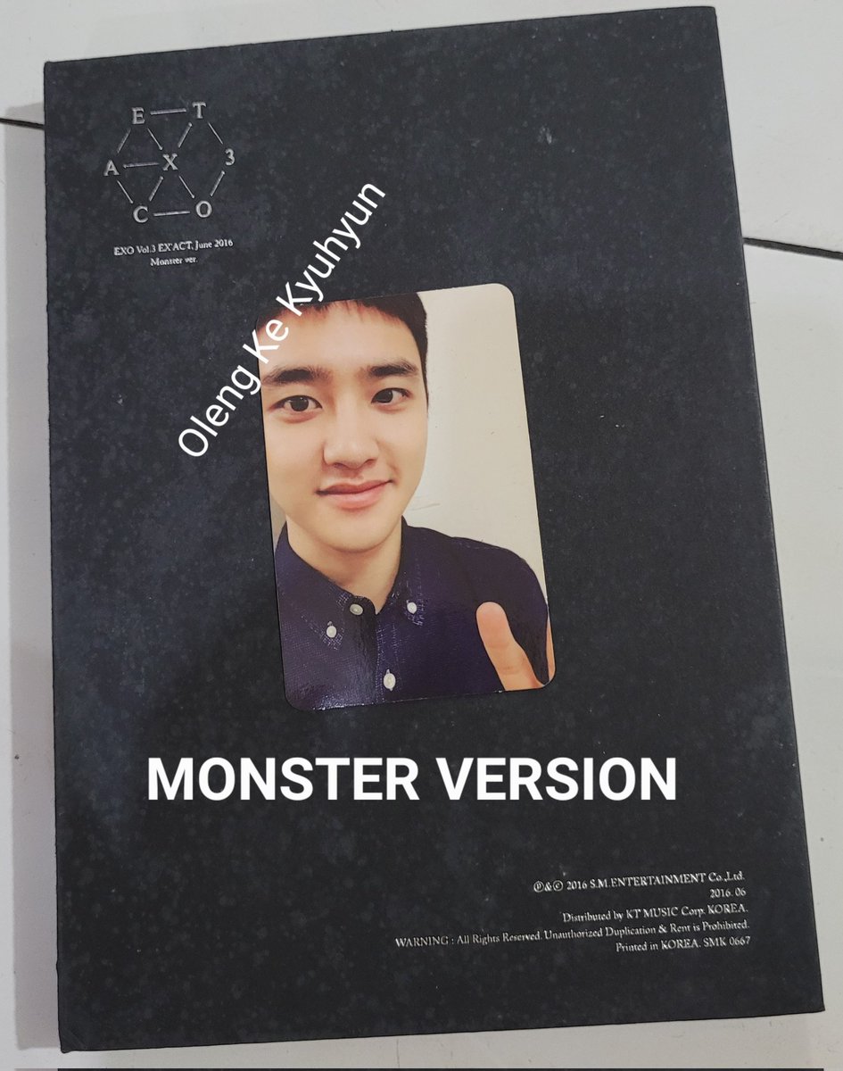 dksooasis's tweet photo. WTS ALBUM EXO MONSTER, KOKOBOP, TEMPO, LOVE SHOT, VIVACE‼️

HARGA 130K (PB+PC+POSTER) 
✅ nego 
✅ co 🍊
❌ admin 🍊
📍 jatim

Bisa dm ke aku atau @OlengKeKyuhyun

t. pc photocard album exo wts zonauang exist xiumin suho lay baekhyun bbh chen chanyeol cy kyungsoo d.o. kai sehun https://t.co/U1c9aYdhj9