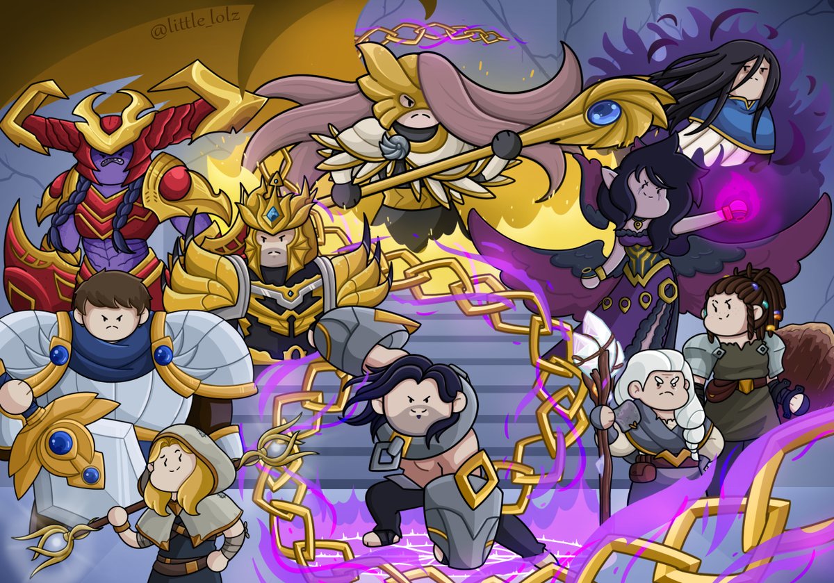 The 3rd and final illustration I made for <a href="/FarewellForge/">Farewell - A Riot Forge Zine || RELEASING MAY 23</a> is for The Mageseekers! This is my favorite game made by Riot Forge, I really connected with the story and characters.
#FarewellRiotForge #leagueoflegends