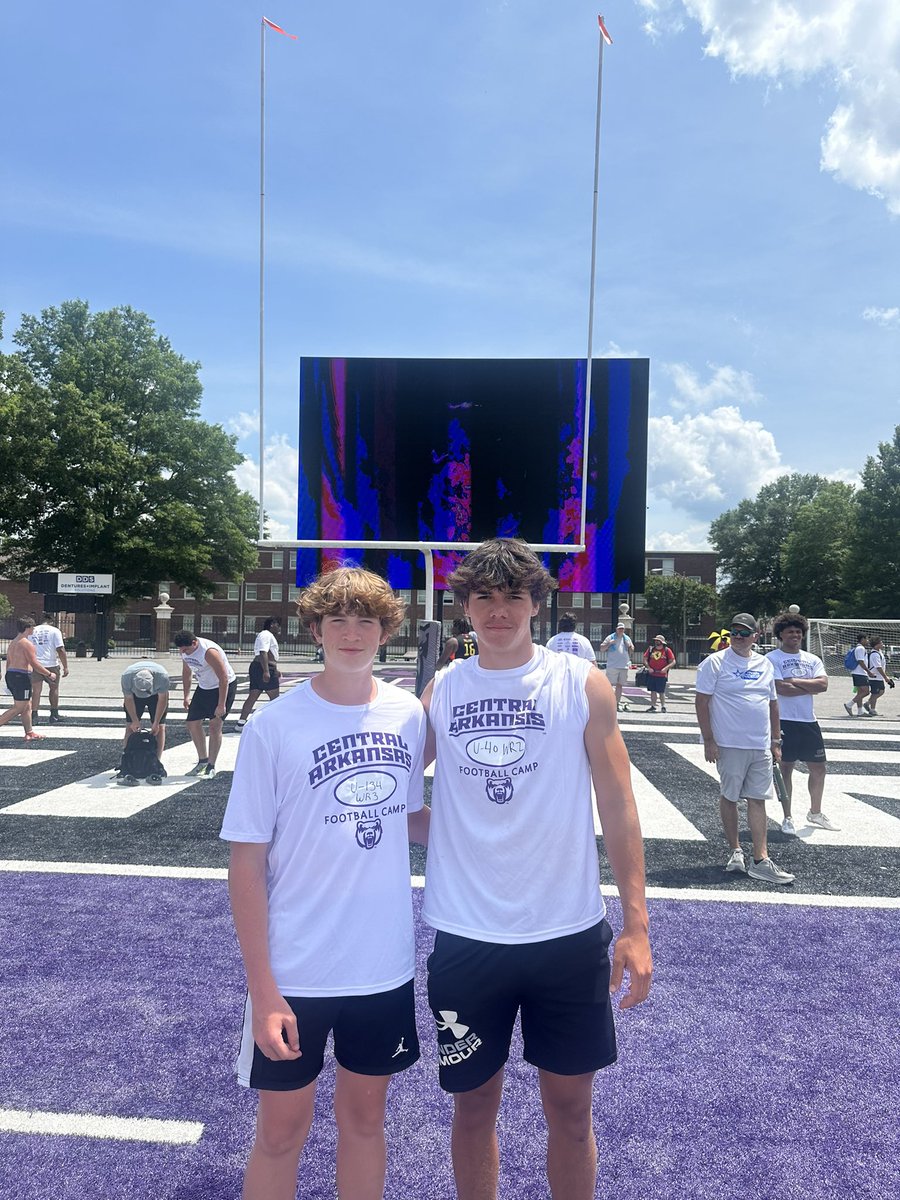 MiotZack's tweet photo. I had a great time at the @UCA_Football camp. I talked to some great people and some great coaches. @tatespray2025 @C07768579Cox @CoachBriggs6 @LyonHBC @Coach_TDavis https://t.co/gep020adrh