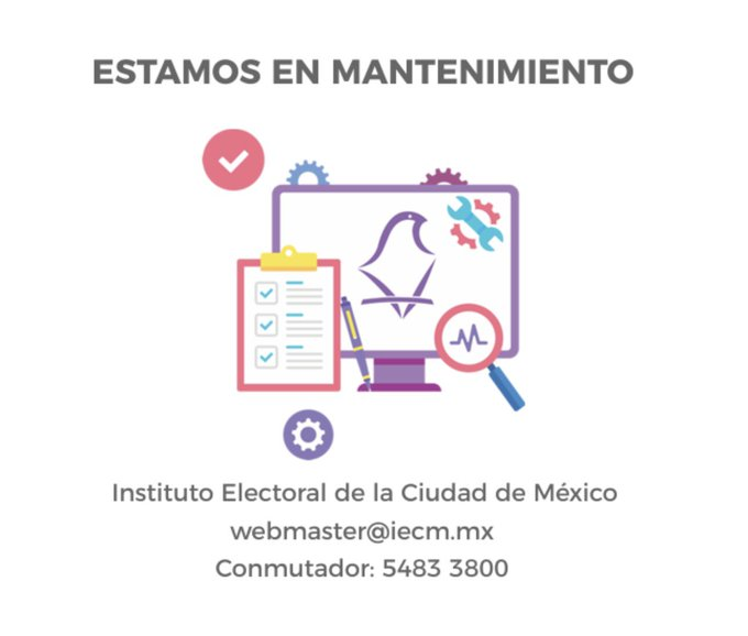 RuidoEnLaRed's tweet photo. 🔴 #ÚLTIMAHORA I La página del @iecm fue víctima de un ataque cibernético, declaró Mauricio Huesca, consejero electoral de la capital, en entrevista para Adriana Pérez.

Sin embargo destacó que el PREP en CDMX ya está funcionando con normalidad. https://t.co/J53QphILjn
