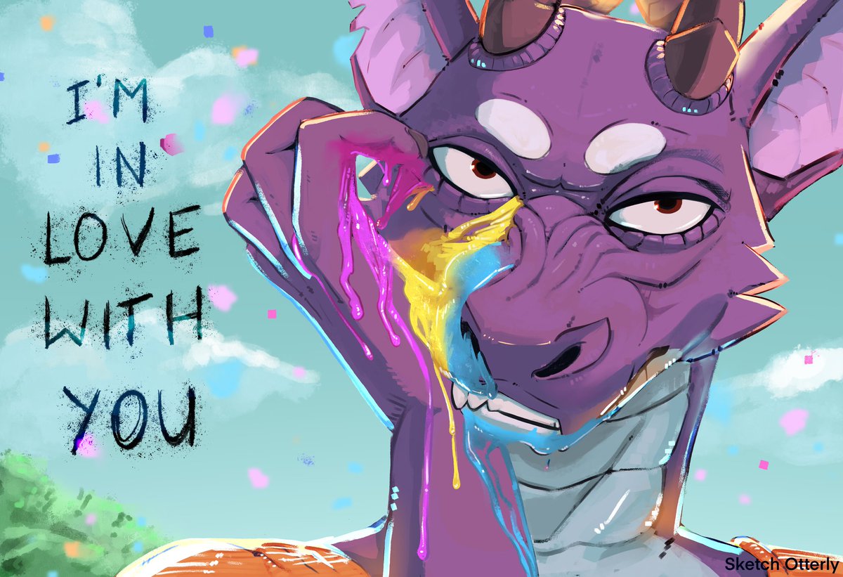 Happy pride month!! 

Art from the lovely @/otterlysketch on telegram, first ever pride art I've gotten and couldn't be happier with it xwx

#furry #pride #pridemonth #kobold