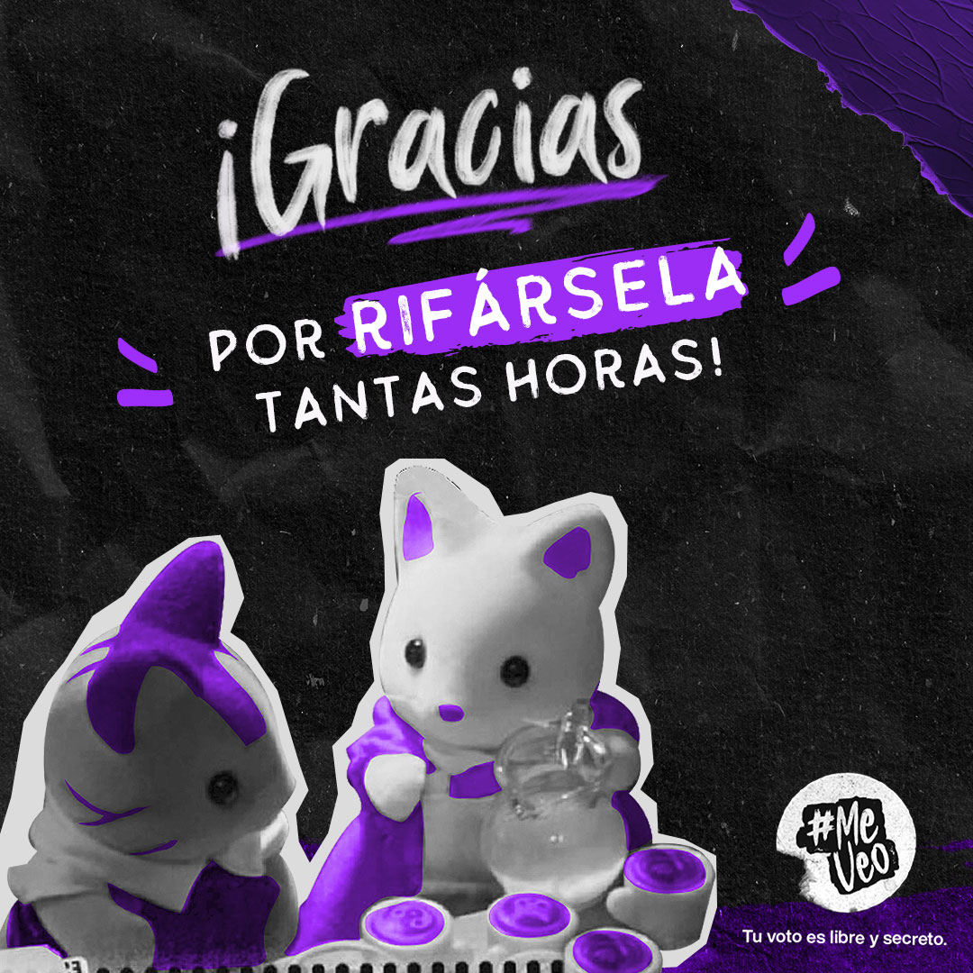 Etiqueta a tus amixes funcionarios de casilla que siguen contando votos 👏 #MeVeo poniéndome de pie.✨✨💐