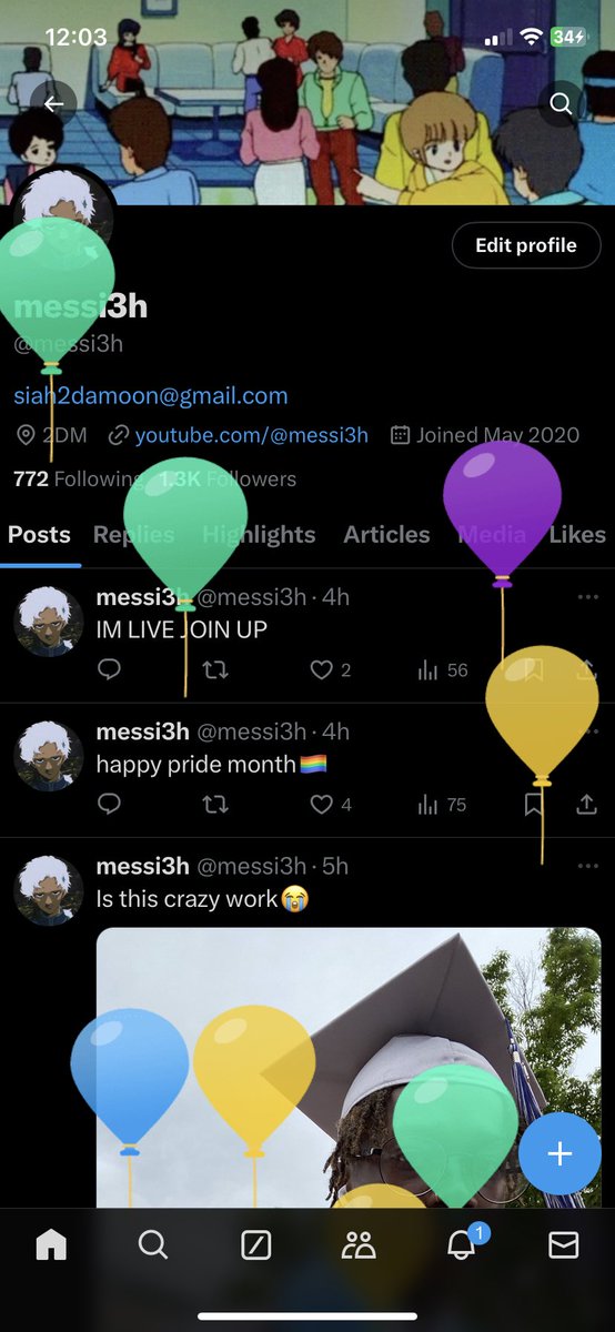 messi3h's tweet photo. ITS MY BIRTHDAY IM 18 LETS GOOOO https://t.co/Wn2ZTwwAwC