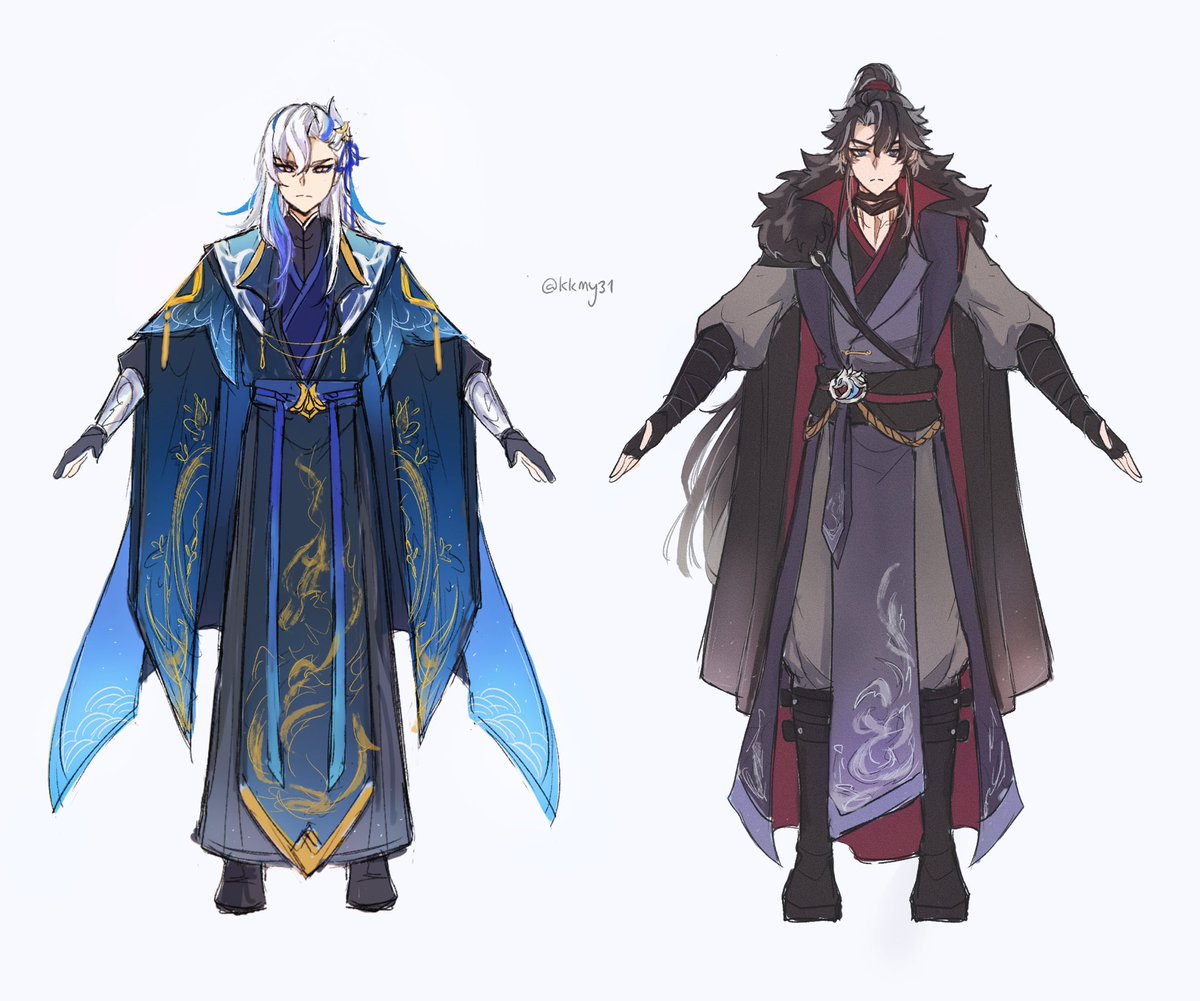 yammyyml's tweet photo. In honor of wriolette's ranwan-ness, here is my version of their danmei au https://t.co/AeHcU3H8XS