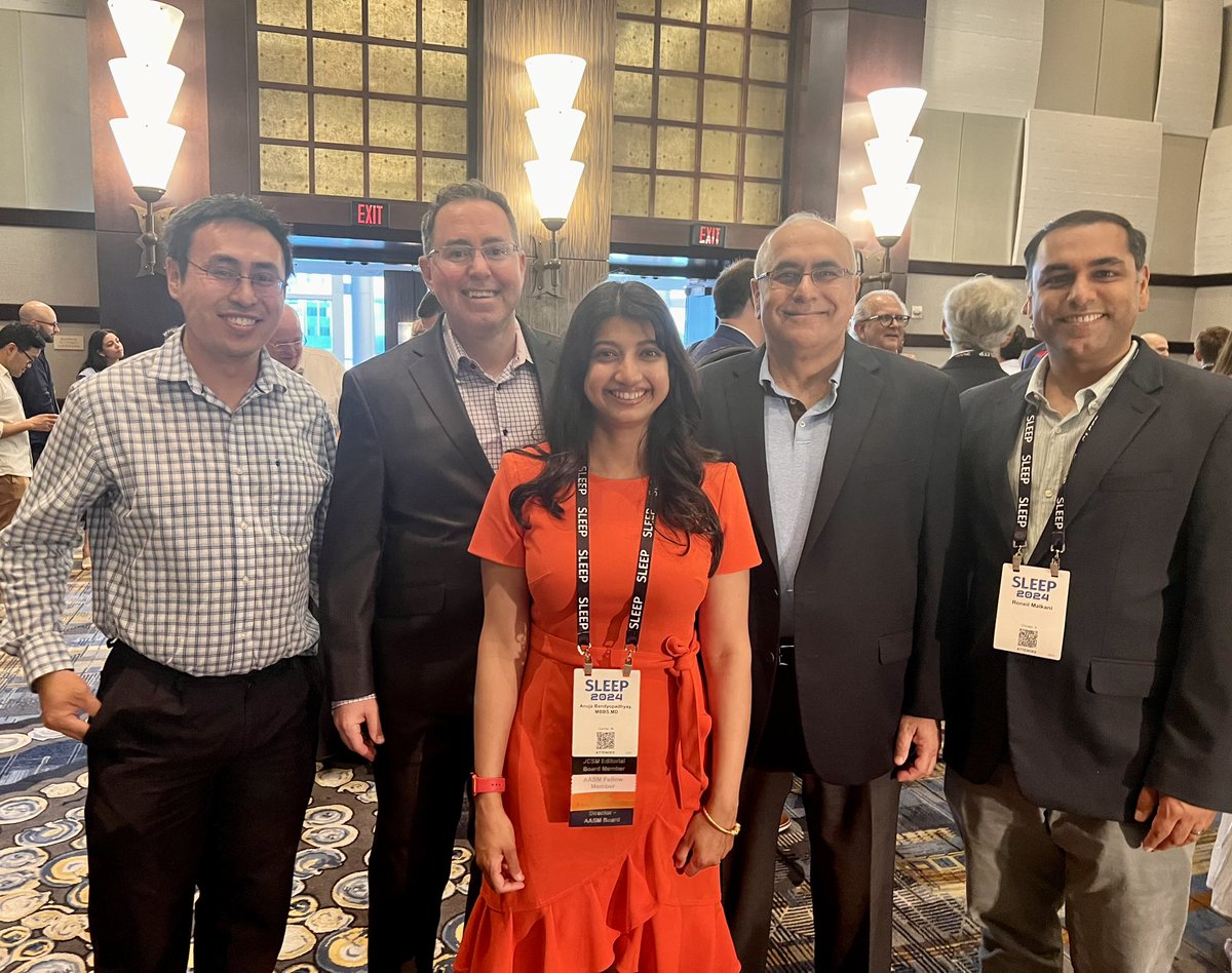 One for the memory lane-absolutely loved my journey as the chair of AI in sleep medicine committee at <a href="/AASMorg/">American Academy of Sleep Medicine</a>. Although many are missing from this picture, I’ll cherish the bond with all my committee members and staff for years to come! #sleep2024