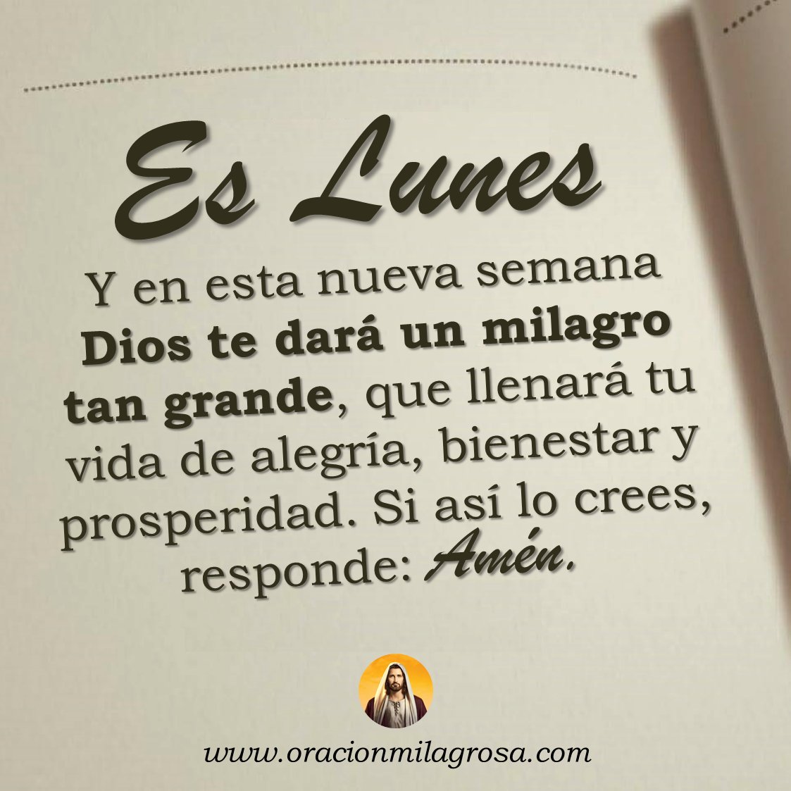 Oración Milagrosa (@oracion_milagro) on Twitter photo Confía, de la mano de Dios y con su bendición, esta será una gran semana, ¿Quienes dicen AMÉN? 🙏 Confía, de la mano de Dios y con su bendición, esta será una gran semana, ¿Quienes dicen AMÉN? 🙏