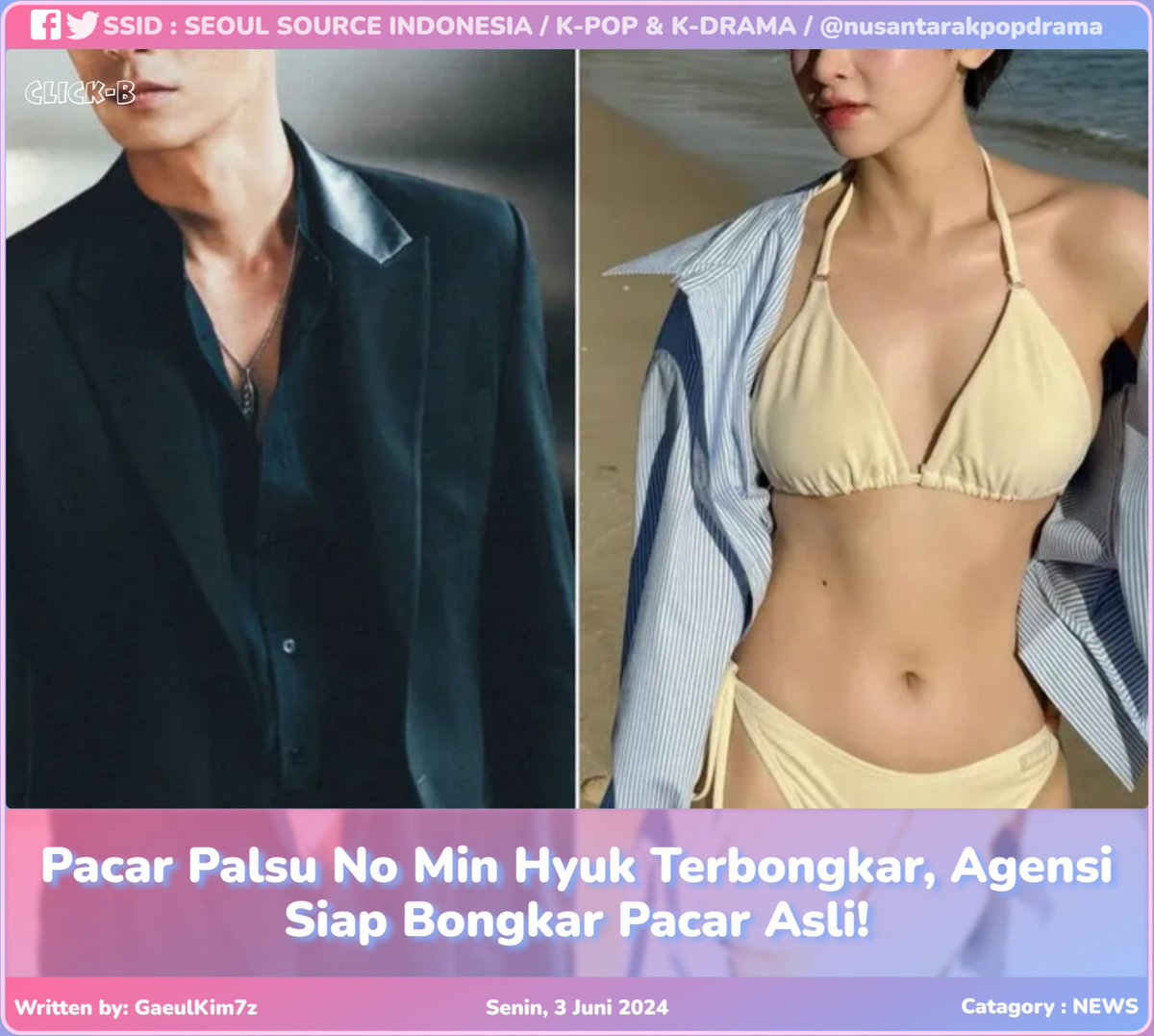 kpopdankdramaid's tweet image. #NoMinHyuk
#ClickB
#Dating
#Influencer
Baca: seoulsourceid.rf.gd/pacar-palsu-no…
Kim Gaeul 🍂